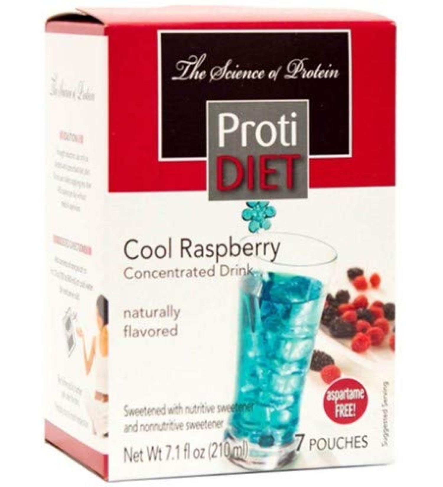 ProtiDiet - Cool Raspberry Concentrated Drink - Buy Online on GoSupps.com