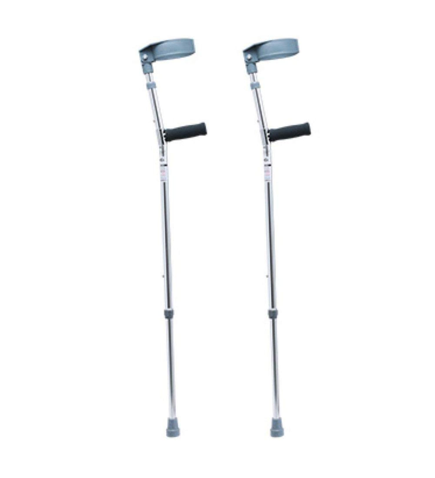 Crutch Portable Arm Elbow Armpit Crutches Elderly Fractures Walkers Lightweight Non-Slip Rehabilitation Crutches 2PCS (2PCS) () Selfless dedication - Buy Online on GoSupps.com