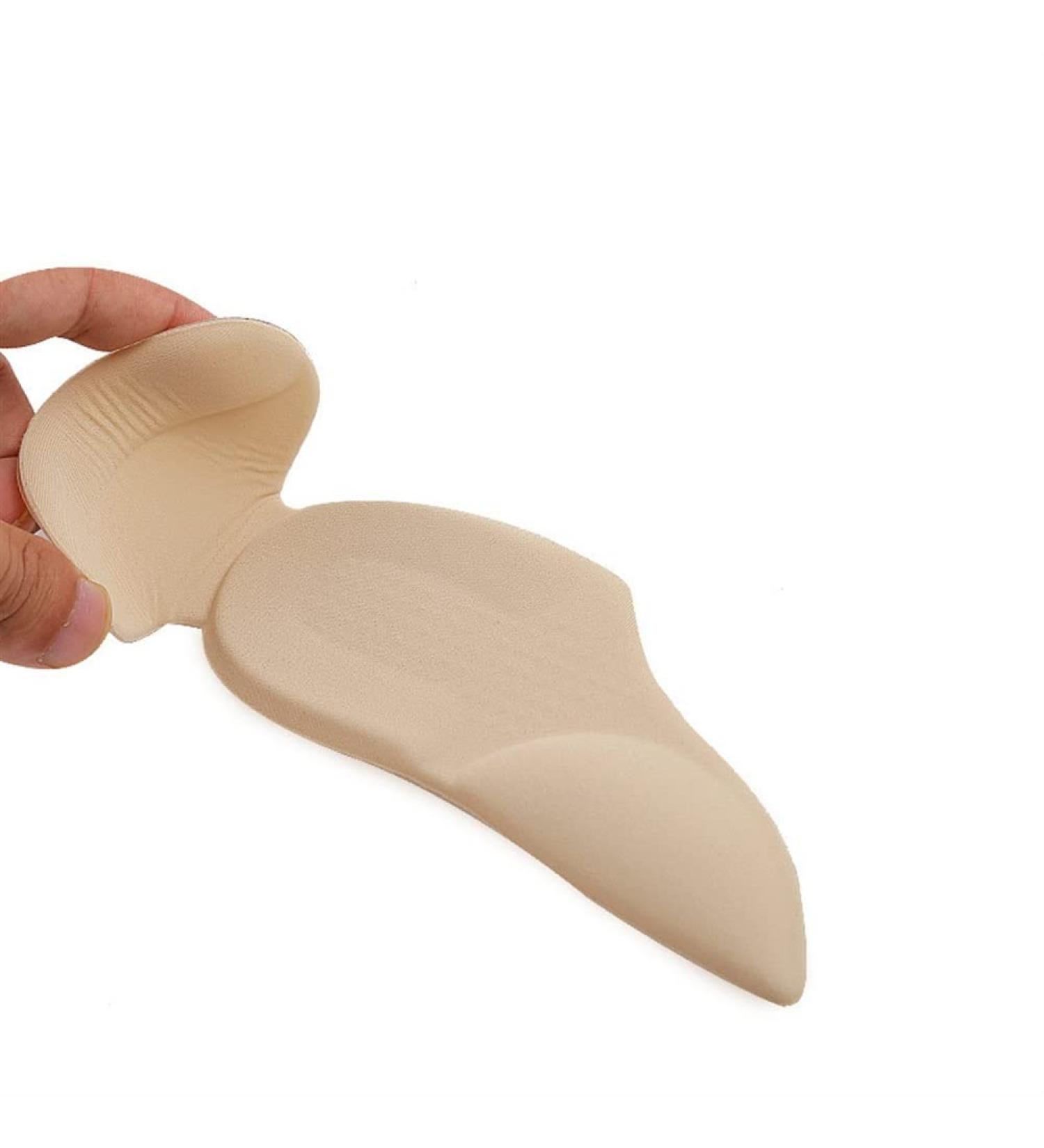 Heel Inserts GEL Anti-wear Foot Thick Heel Protectors Women Comfort Daily for Plantar Fasciitis and Heal Dry Cracked Heels(Mesh skin Small)