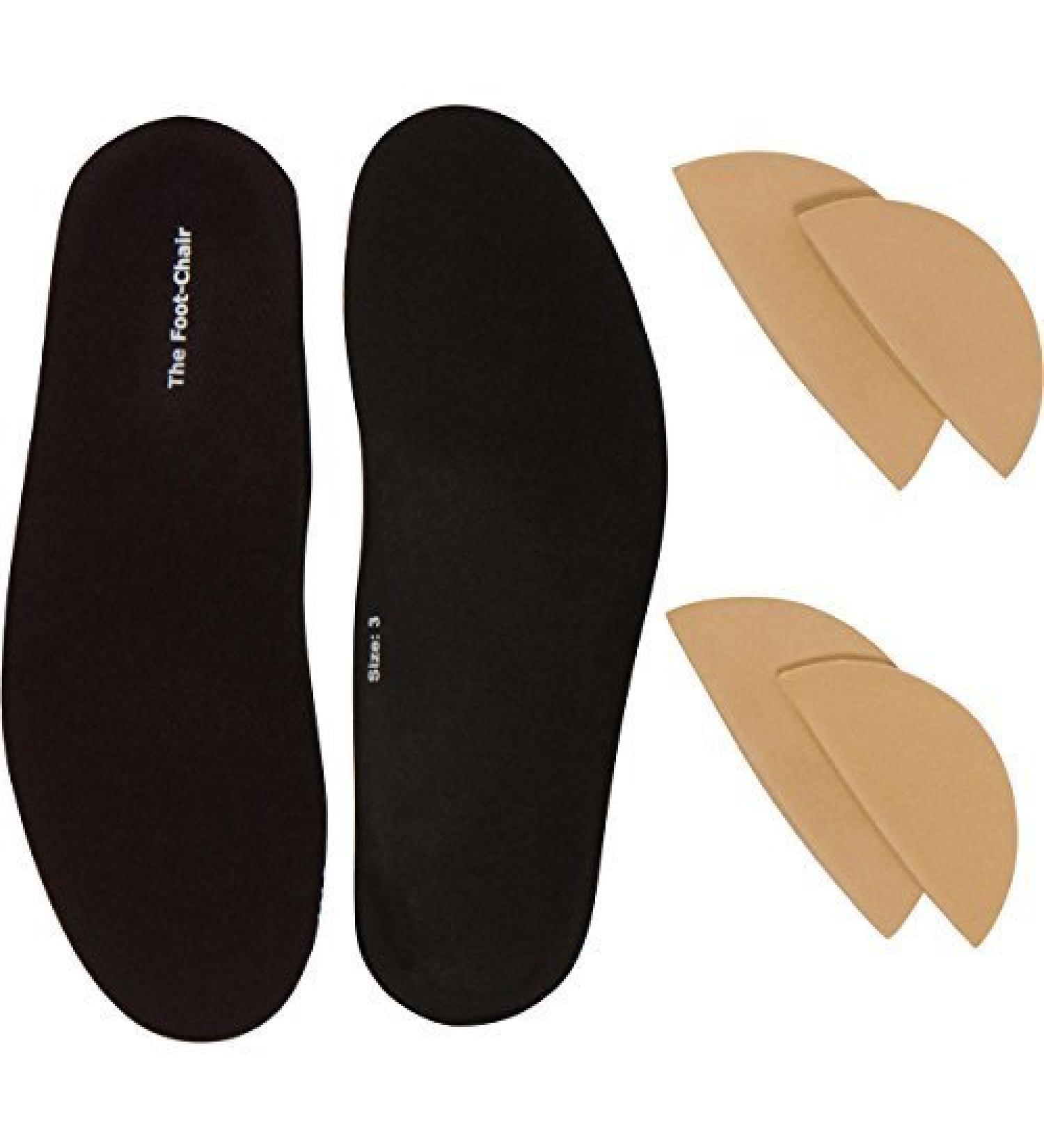 FootChair Orthotics with Adjustable Arch Height Pads | Relieve Plantar Fasciitis & Foot Pain | Women's 11-12.5 & Men's 9-10.5 - International Shipping Available - Buy Online on GoSupps.com