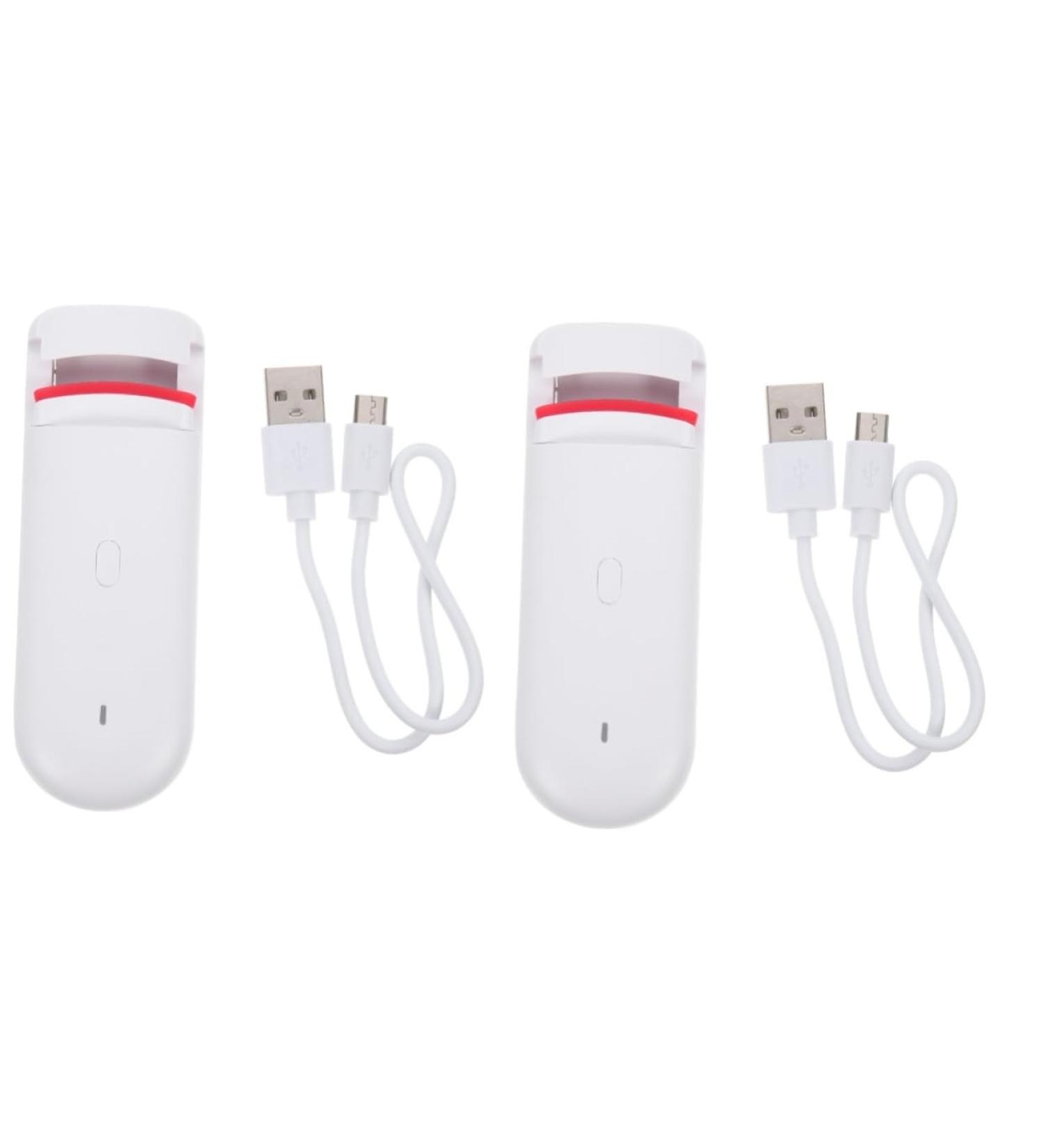 2pcs Electric Eyelash Curler - Mini Heated Lash Curlers for Precise Curling | Best Makeup Supplies for Stunning Eyelashes - Buy Online on GoSupps.com