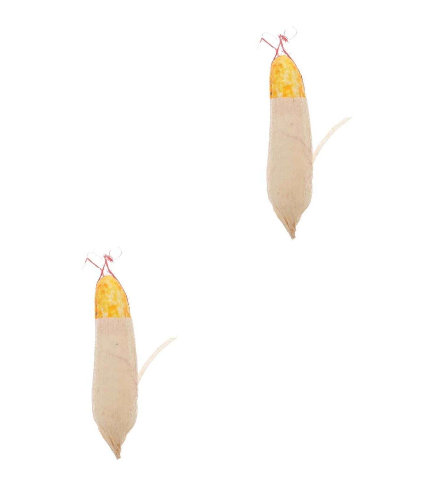 Zerodeko 2 Pcs Simulation Vegetable Fake Vegetable Miniture Decoration Microgreens Miniatures Mini Artifical Fruit Decor Decked Green Square Balloon Omatome Banners Plants Decor Corn Props Yellowx2pcs mediumx2pcs - Buy Online on GoSupps.com