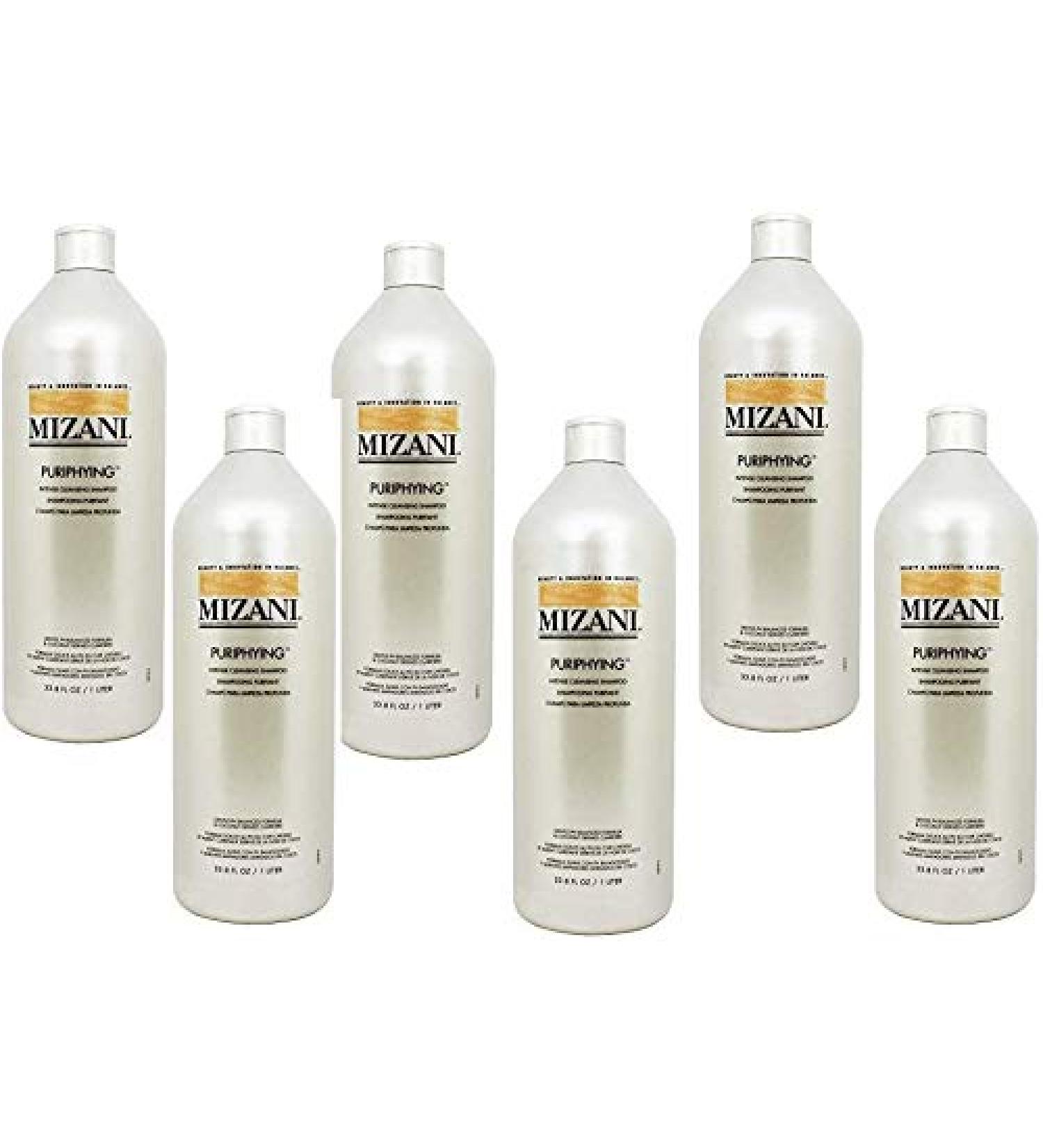 Mizani Puriphying Intense Cleansing Shampoo, Pack of 6 (6 x 1 L)