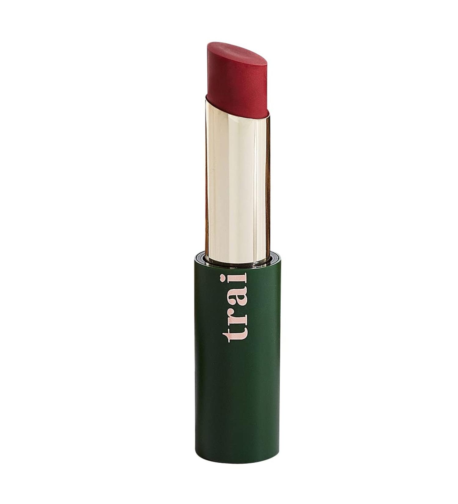 Traime Tinted Natural Lip Balm | Hydrating Vegan Cruelty-Free Eco-Friendly Lip Care Lipstick with Prickly Pear Cactus Jojoba Coconut Oil Shea Butter | Moisturizing Lip Color Pigment (Rose Apple) - Buy Online on GoSupps.com