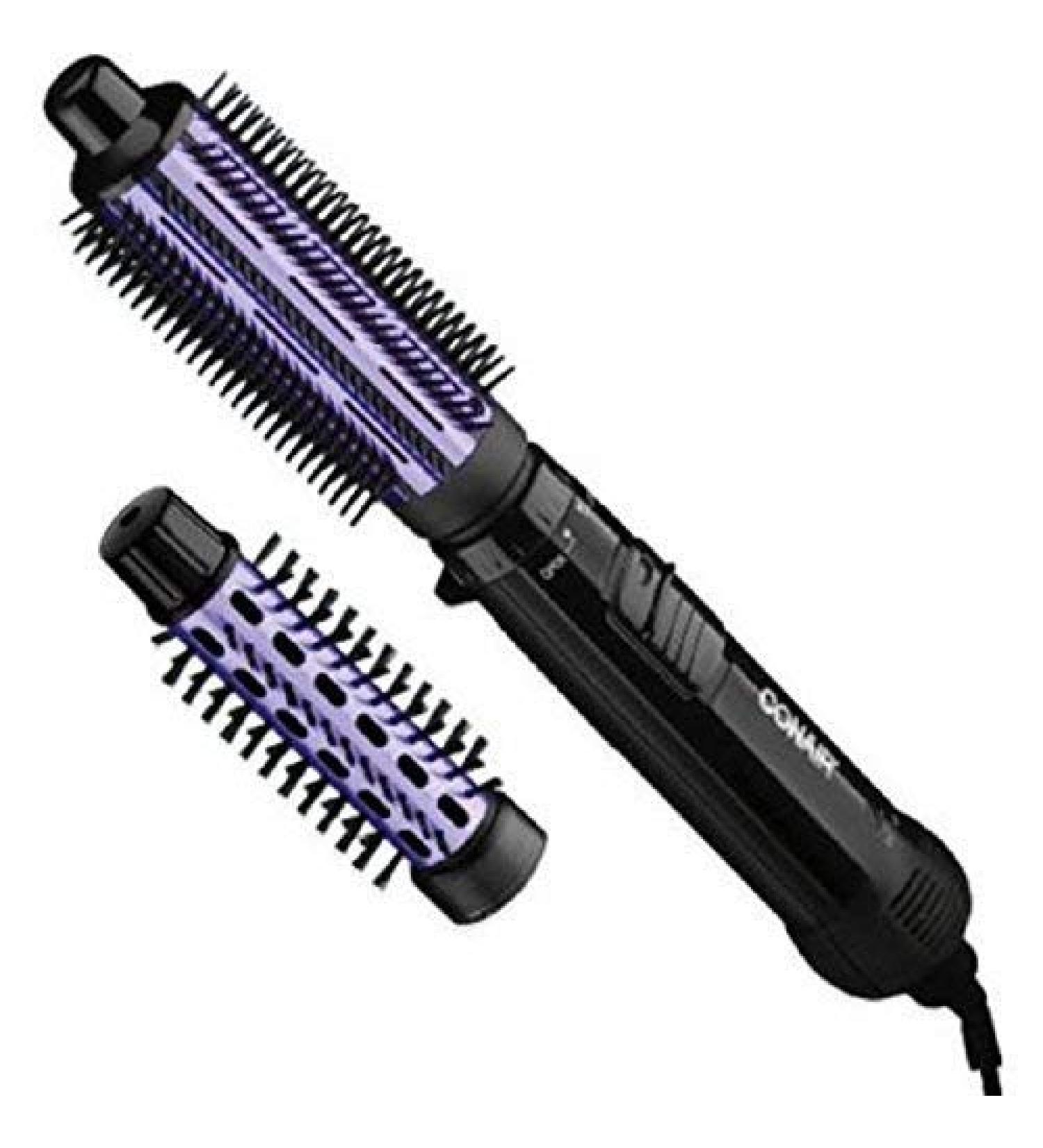 Conair 2-in-1 Hot Air Brush Set with Aluminum Barrel and Natural Bristle Attachment - Buy Online on GoSupps.com