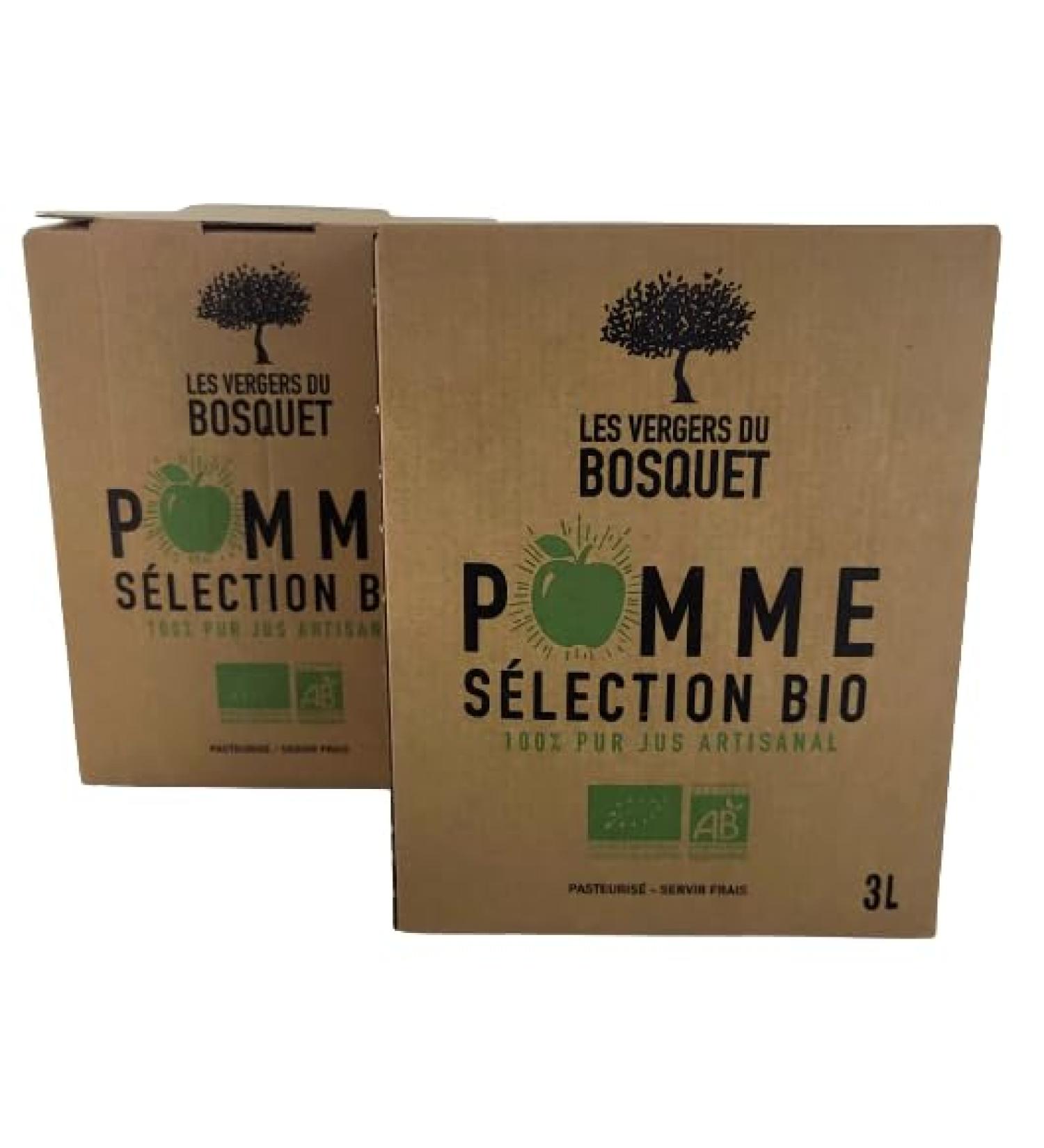 Grehge elsaft made from France 2 BIB of 3 l each ie 6 liters of apple juice - Buy Online on GoSupps.com