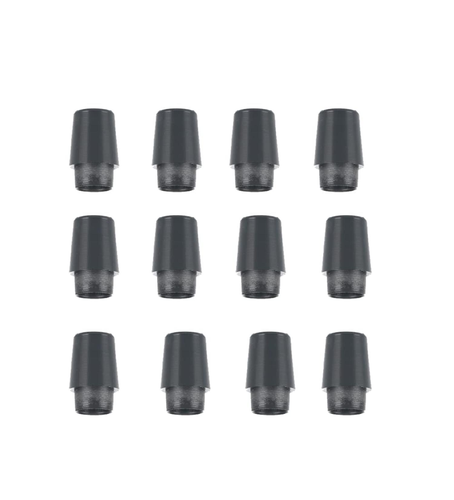 HNMFIT Golf Custom Solid Black Ferrules Compatible with Ping Iron 0.355'' 0.370'' Available 12pcs/Package