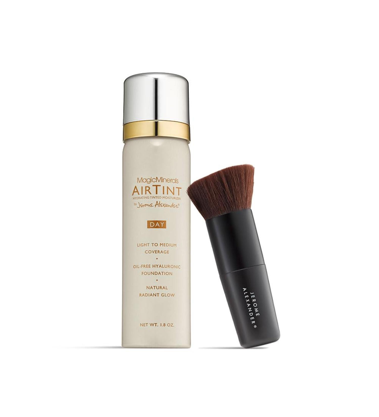 Jerome Alexander MagicMinerals AirTint Tinted Moisturizer Spray - Anti-Aging AirBrush Spray in Light | 2PC Set - Perfect for Flawless Skin - Buy Online on GoSupps.com