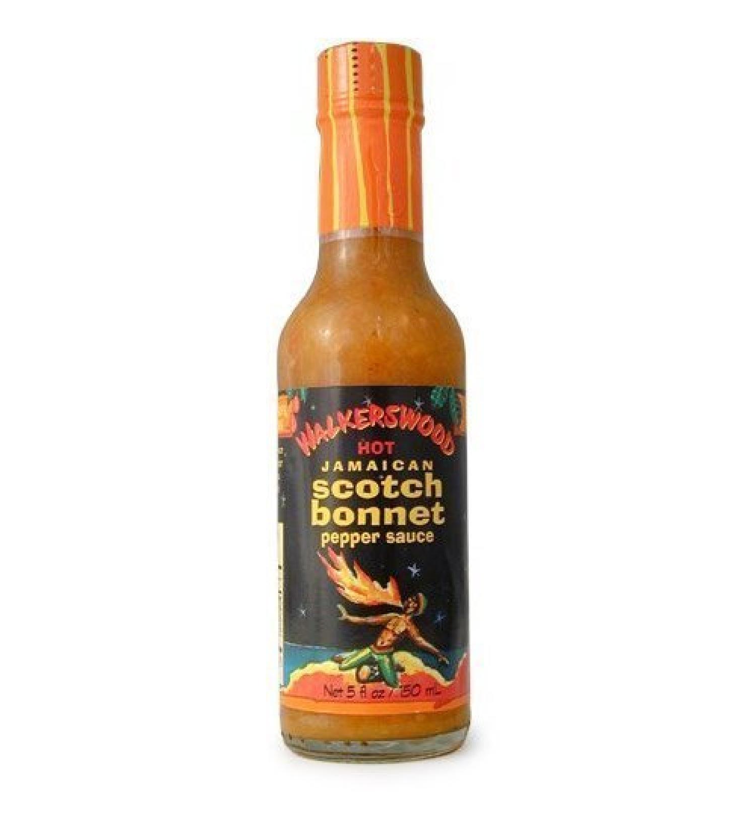 Walkerswood Hot Jamaican Scotch Bonnet Pepper Sauce 5oz (Pack of 12) by Walkerswood