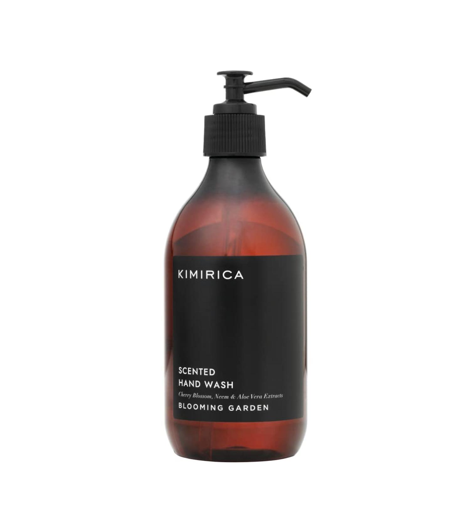 Kimirica Blooming Garden Scented Hand Wash | Enriched with Cherry Blossom Neem & Aloe Vera | Gentle & Moisturizing | Luxurious Fragrance for Soft Nourished Hands | 10.14 Fl Oz (300ml) - Buy Online on GoSupps.com