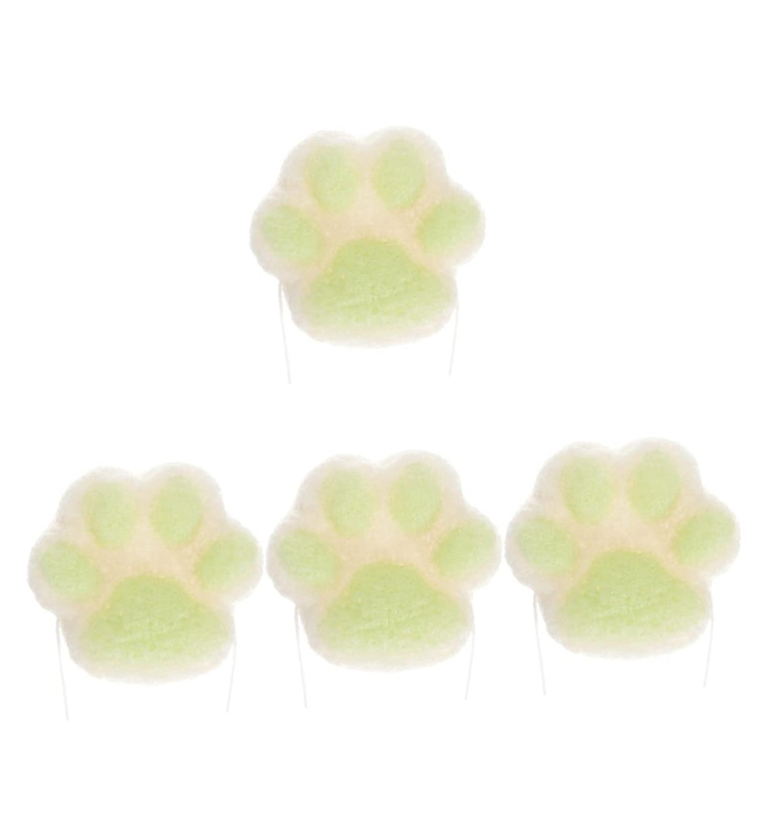 4pcs Baby Facial Bath Balls - Exfoliating Body Scrubber & Soft Sponge Cleansing Pads for Toddlers | Baby Powder Talc & Cornstarch Shower Essentials - Buy Online on GoSupps.com