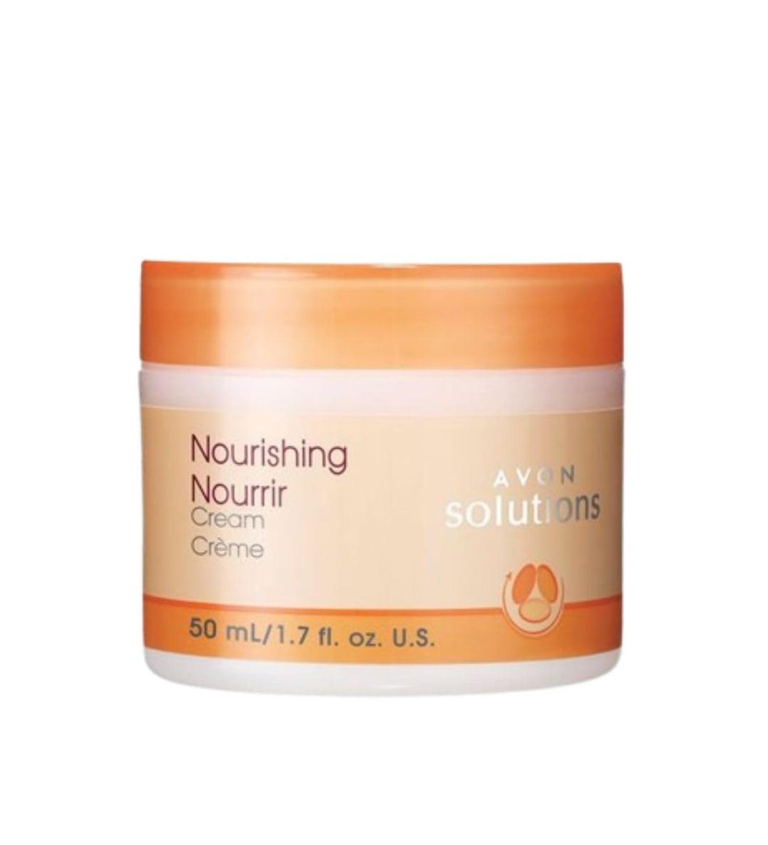 AVON Solutions Nourishing Moisturizing Cream 1.7 oz Hypoallergenic Daily Face Hydrator 1.7 Fl Oz (Pack of 1) - Buy Online on GoSupps.com