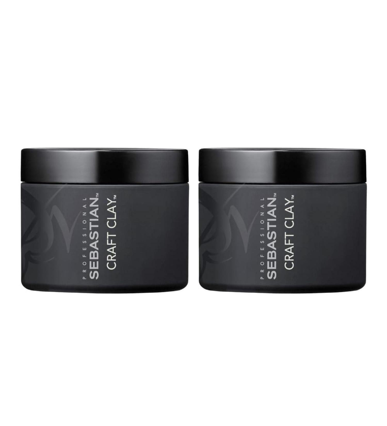 Sebastian Professional Craft Clay - 2 x 52ml Hair Modelling Cream for Effortless Styling | International Shipping Available - Buy Online on GoSupps.com