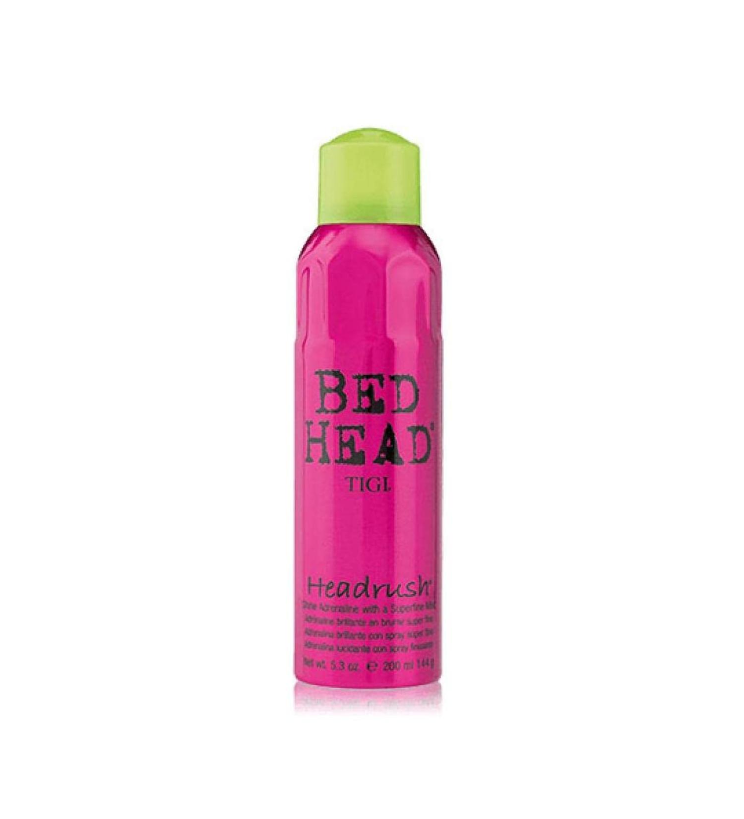TIGI Bed Head Headrush Spray 5.3oz - Lightweight Hair Shine Mist - Buy Online on GoSupps.com