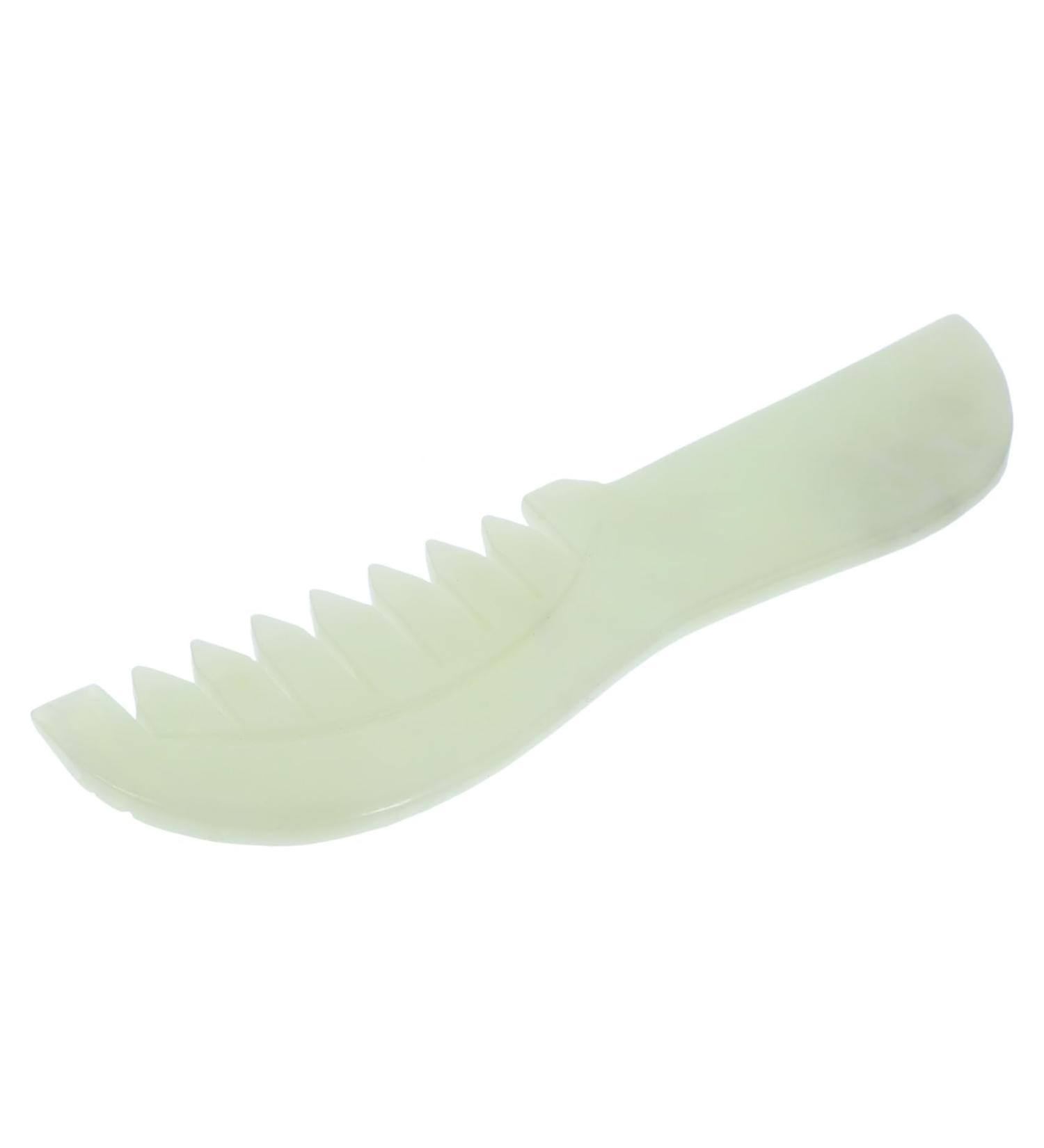 Shop Tovinanna Jade Comb - Scalp Massage Tools for Relaxation & Skin Care | International Shipping Available - Buy Online on GoSupps.com