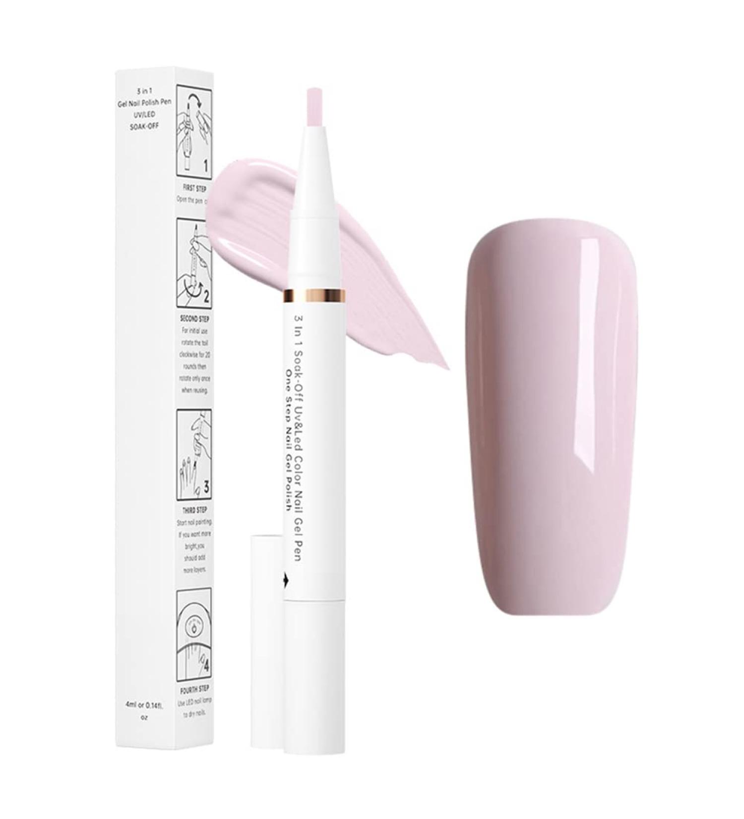 Jawseu 3 in 1 Gel Nail Polish Pen - One Step LED UV Nail Art Polish Set for Salon Quality Manicures - Buy Online on GoSupps.com