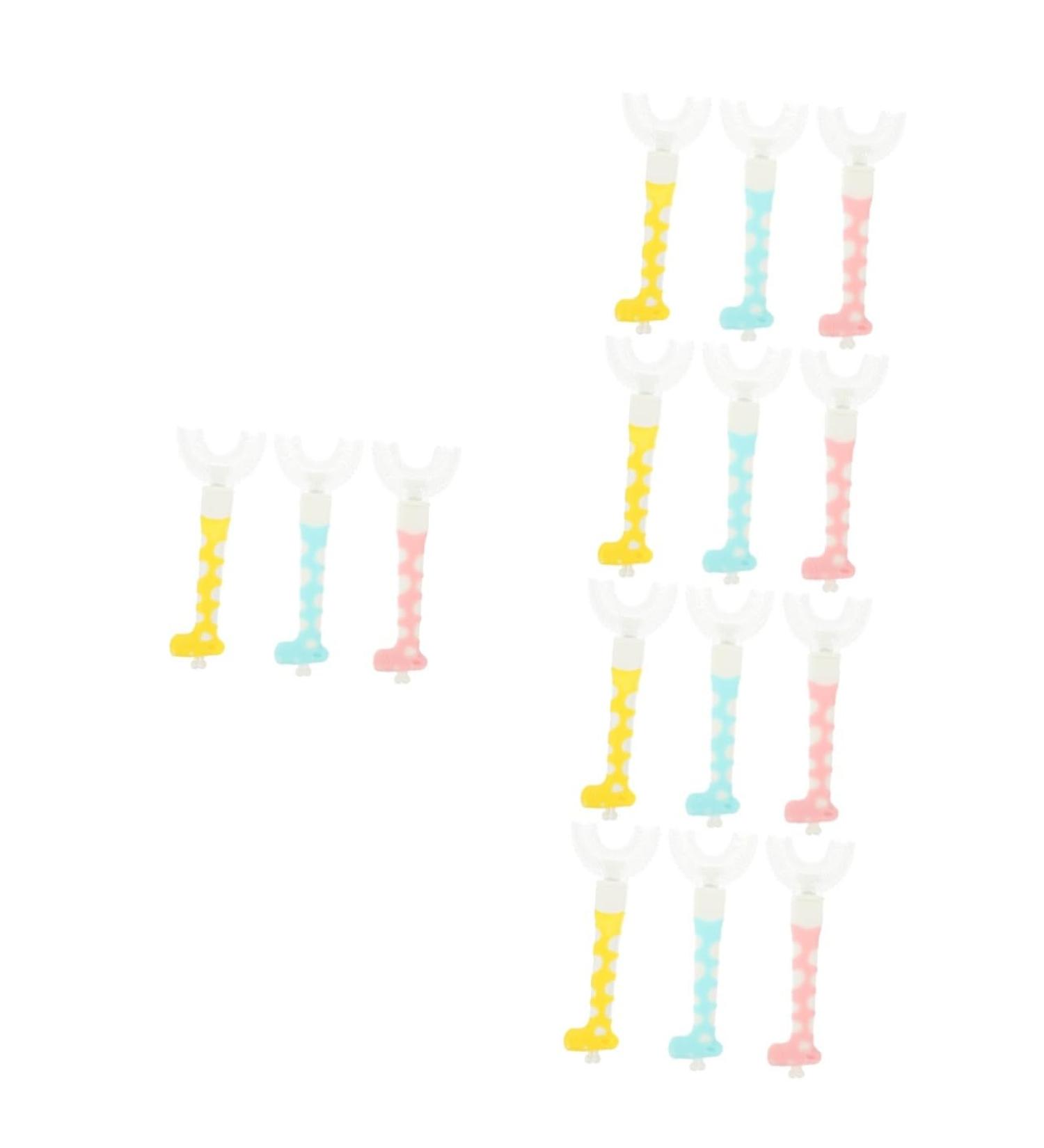 Beavorty 15 STK Children's Toothbrush - Manual Toddler Handheld Cleaning Brushes with Fun Caricatures for Kids - Buy Online on GoSupps.com