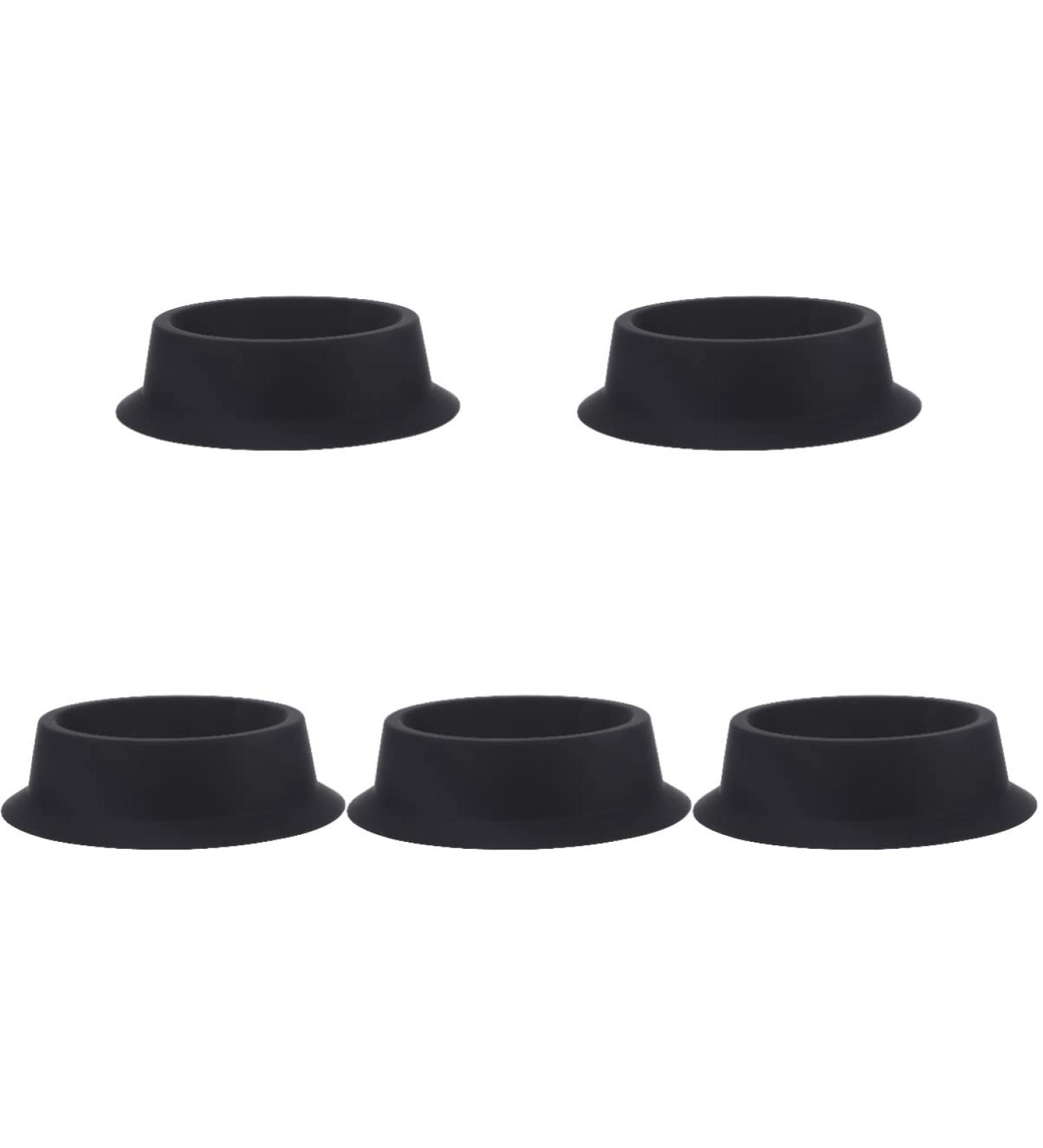 FRCOLOR 5 Stk Silicone Beard Shave Foam Bowl Set - Black Shaping Cup for Smooth Shaving | 11x11cm - Buy Online on GoSupps.com