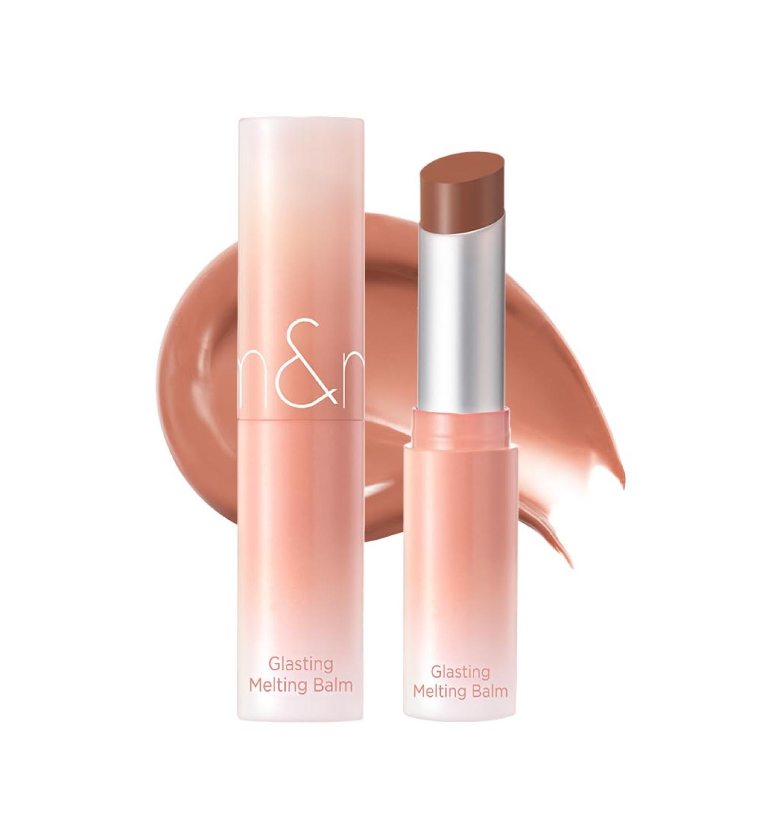 Rome & Nd Glasting Melting Balm - 6 Colors Glossy & Hydrating Lip Balm Vegan High Pigmentation Translucent - 3.5g (11 Buffy Coral) - Buy Online on GoSupps.com