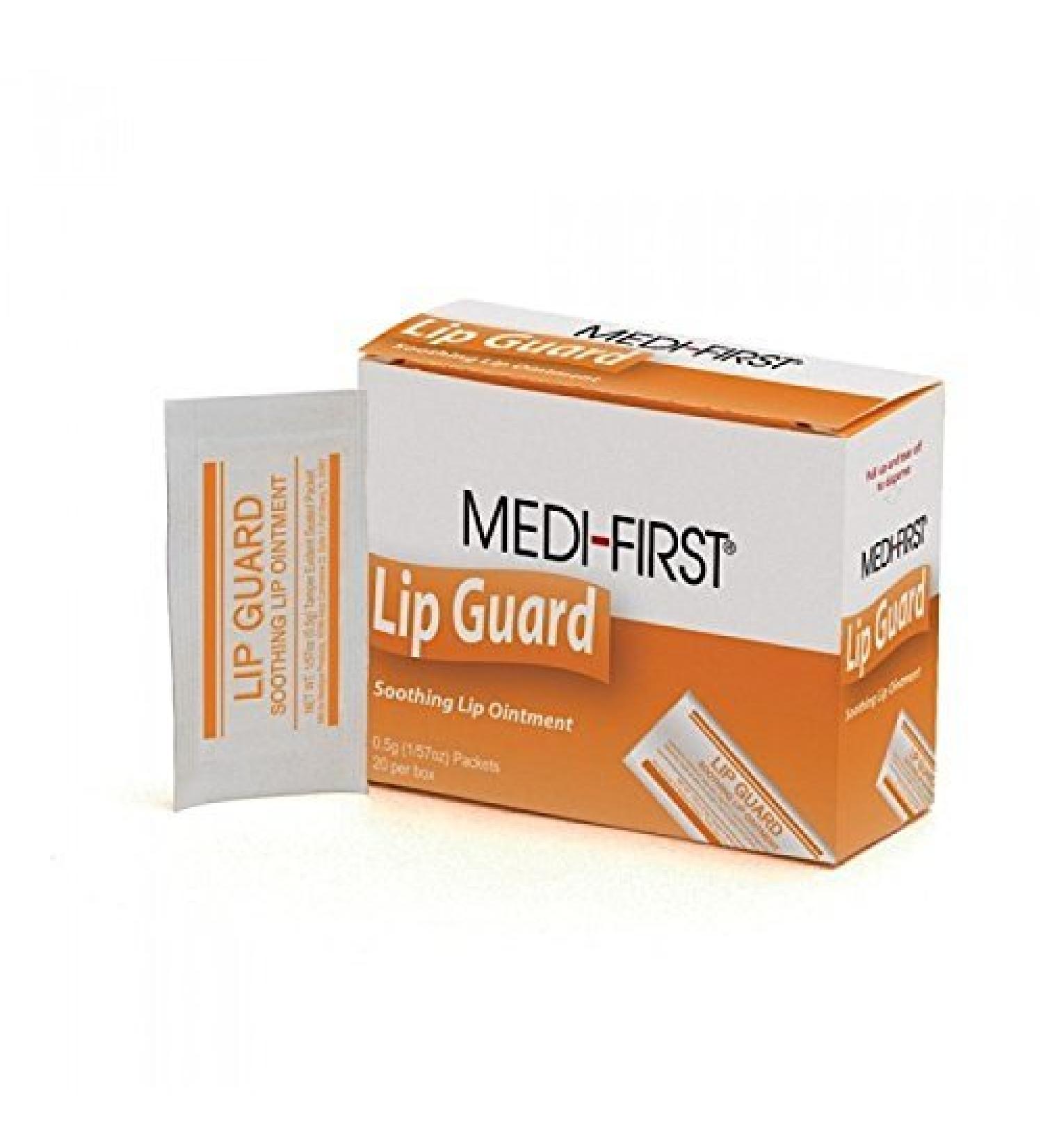 Medi-First Lip Balm Individual Packets 20 Pack_x000D_