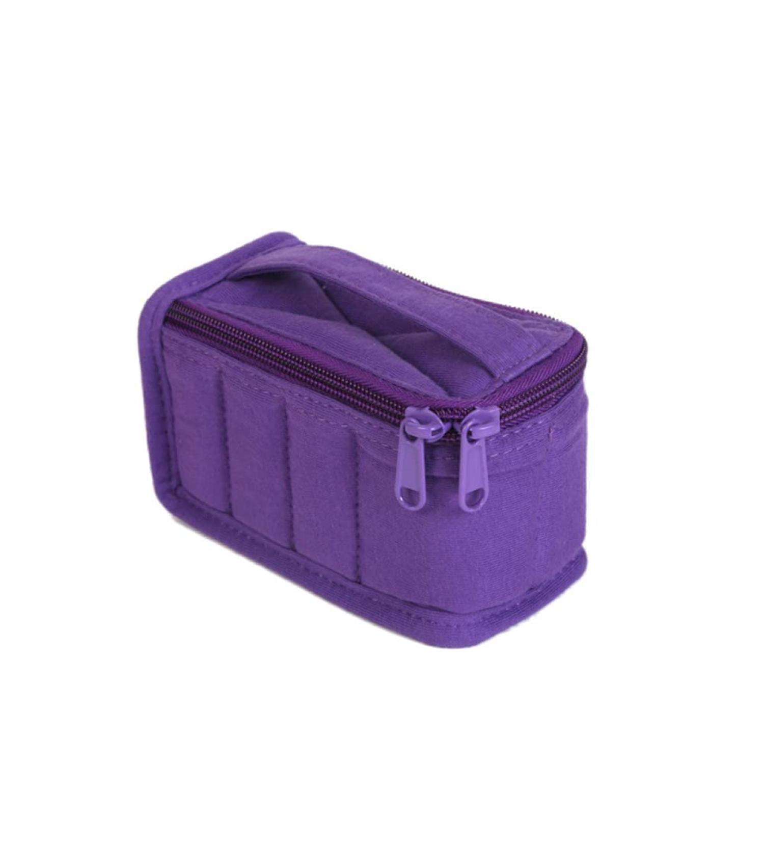 TIANTIAN Essential Oil Carrying Case - Purple | Perfect for Travel & Organization | International Shipping Available - Buy Online on GoSupps.com
