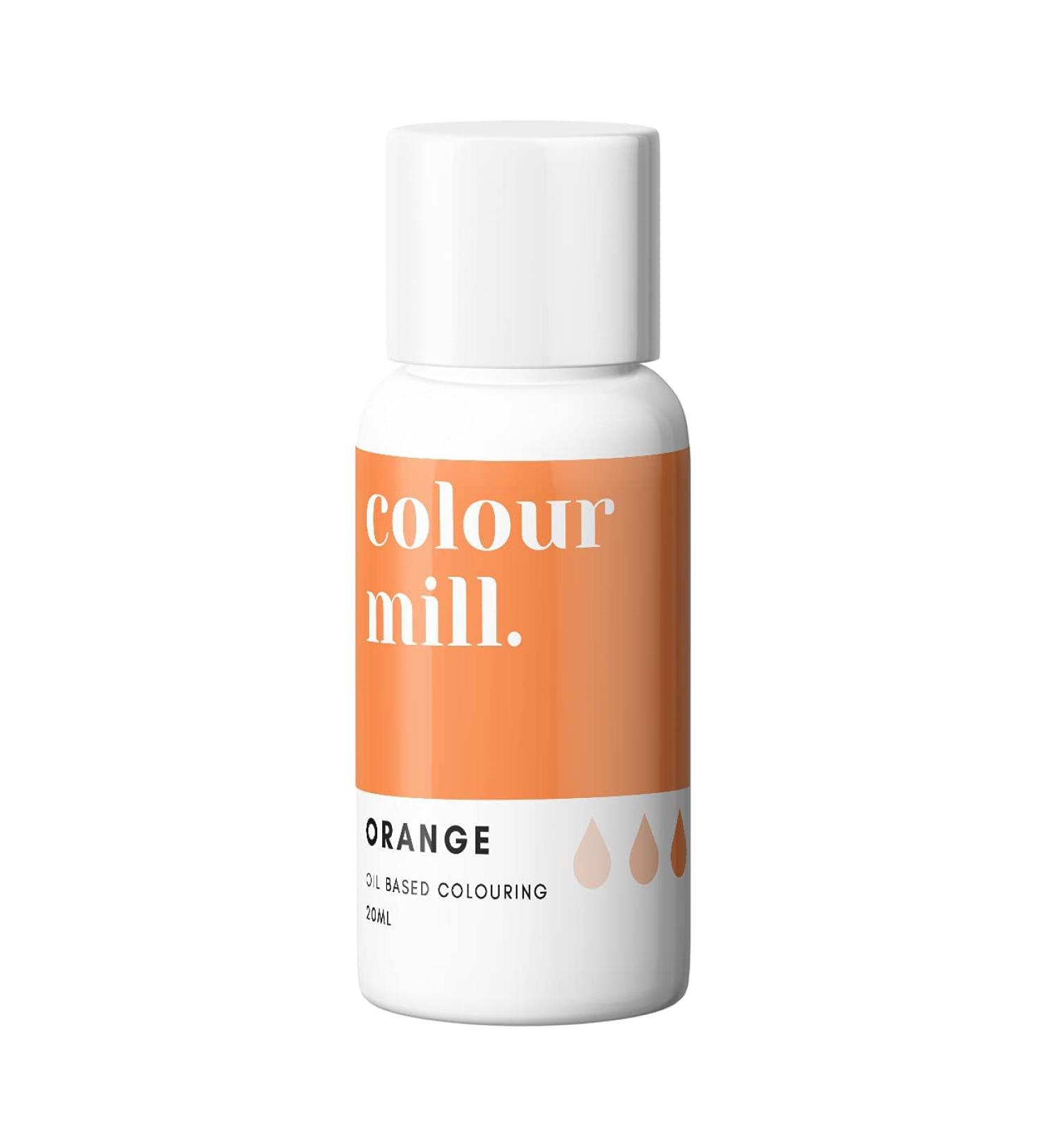 Color Mill Orange Oil-Based Food Colouring 20ml - Vibrant and Long-Lasting - Buy Online on GoSupps.com