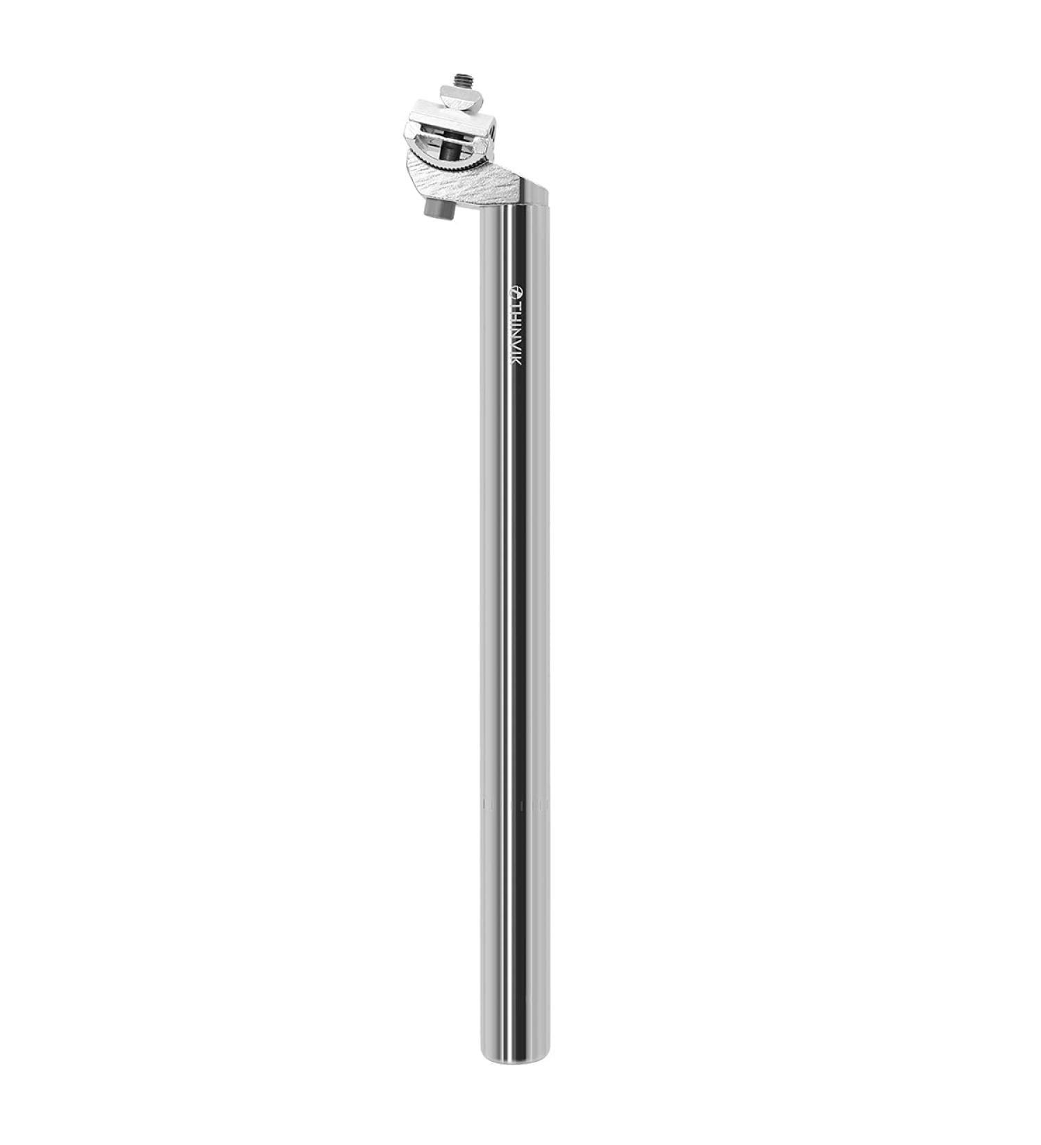 Thinvik Silver Bike Seat Post Adjustable 350mm Aluminum Alloy Seatpost for Road & Mountain Bike - 27.2mm - Buy Online on GoSupps.com