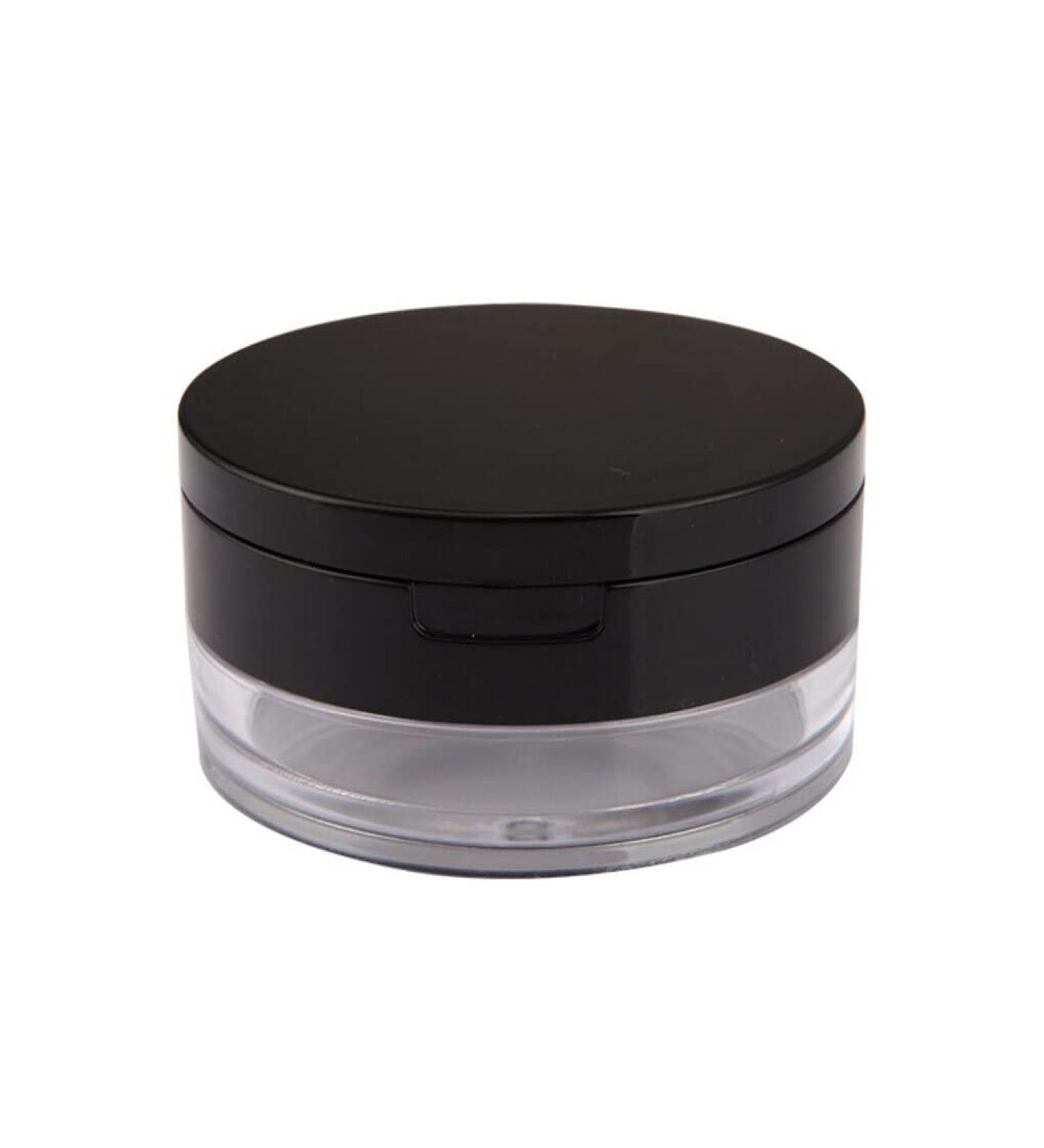 miduoidn Powder Box Empty Case Makeup Tool Exquisite Multifunctional Lid Dustproof Pink Multicolored Sweet Gift Compact Size Black - Buy Online on GoSupps.com