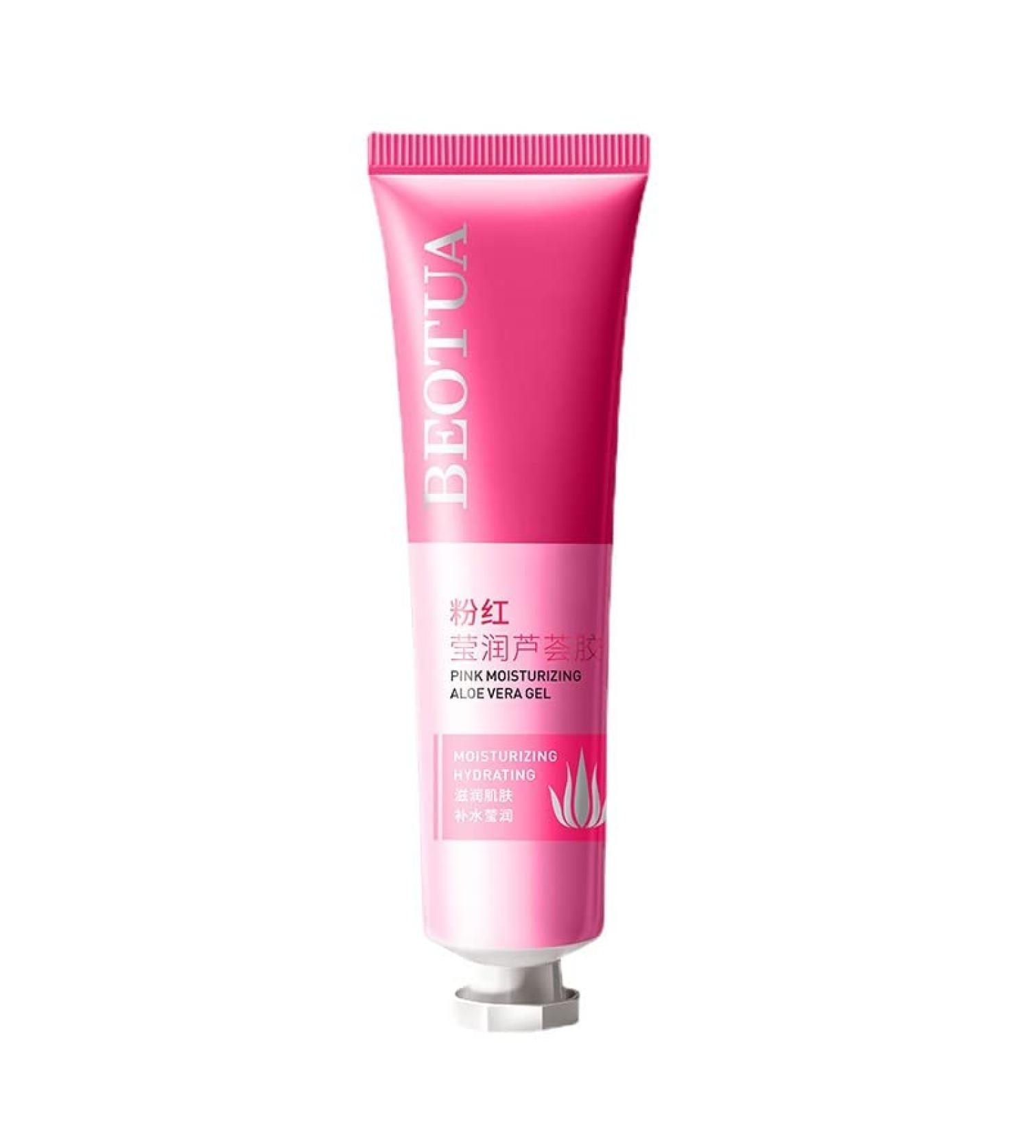 WEERSHUN Pink Yingrun Aloe Vera Gel - Moisturizing After-Sun Repair Skin Care Product - Buy Online on GoSupps.com