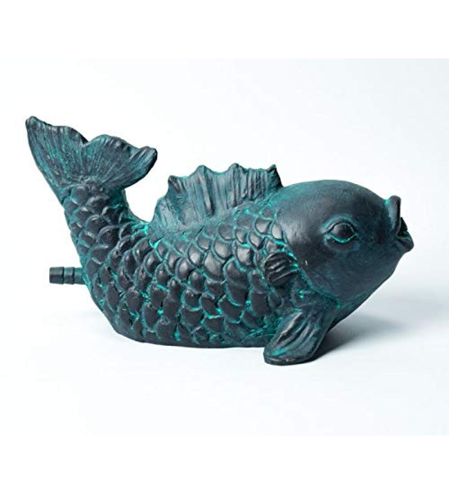 Primrose 10cm Blue Japanese Carp Fish Spout Pond Spitter Fountain Indoor Outdoor Garden Oxygenator Feature - Buy Online on GoSupps.com