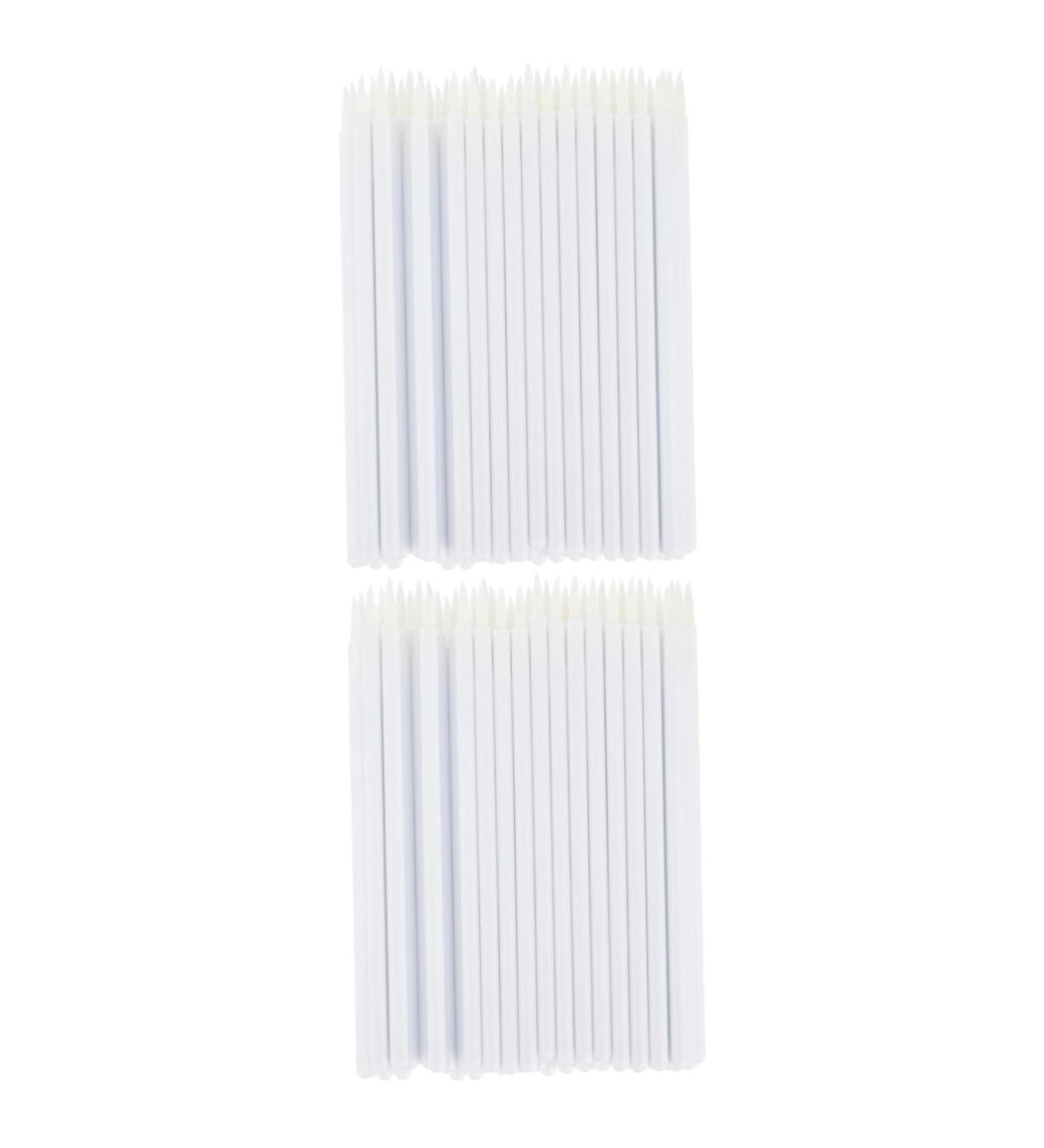 WOONEKY 200 Pcs Disposable Eyeliner Brush Liquid Lipstick Graphic Eyeliner Brush Makeup Eyeliner Brush White - Buy Online on GoSupps.com