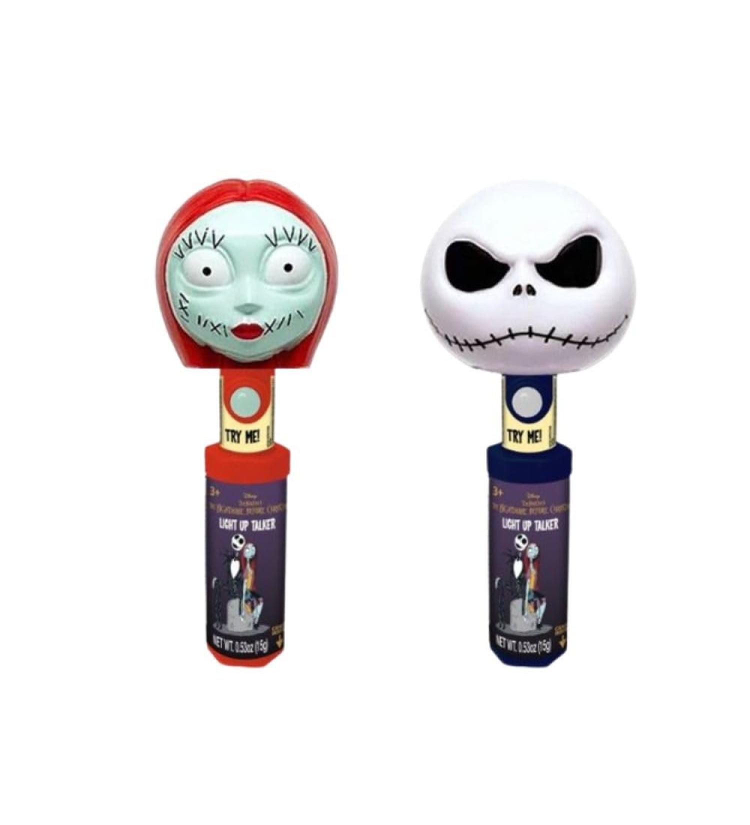 Nightmare Before Christmas Light Up Talker with Candy Inside Jack Skellington and Sally Characters for Trick or Treat Game Prizes Goodie Bags and Party Favors (Pack of 02) - Buy Online on GoSupps.com