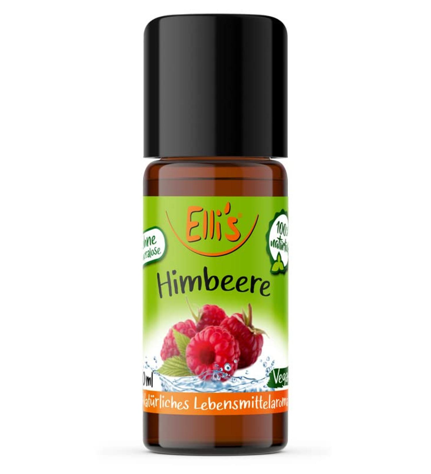 Ellis Flavors Raspberry Natural Food Aroma - 100% Vegan & Natural Concentrate for Dishes & Drinks | 10ml - Buy Online on GoSupps.com