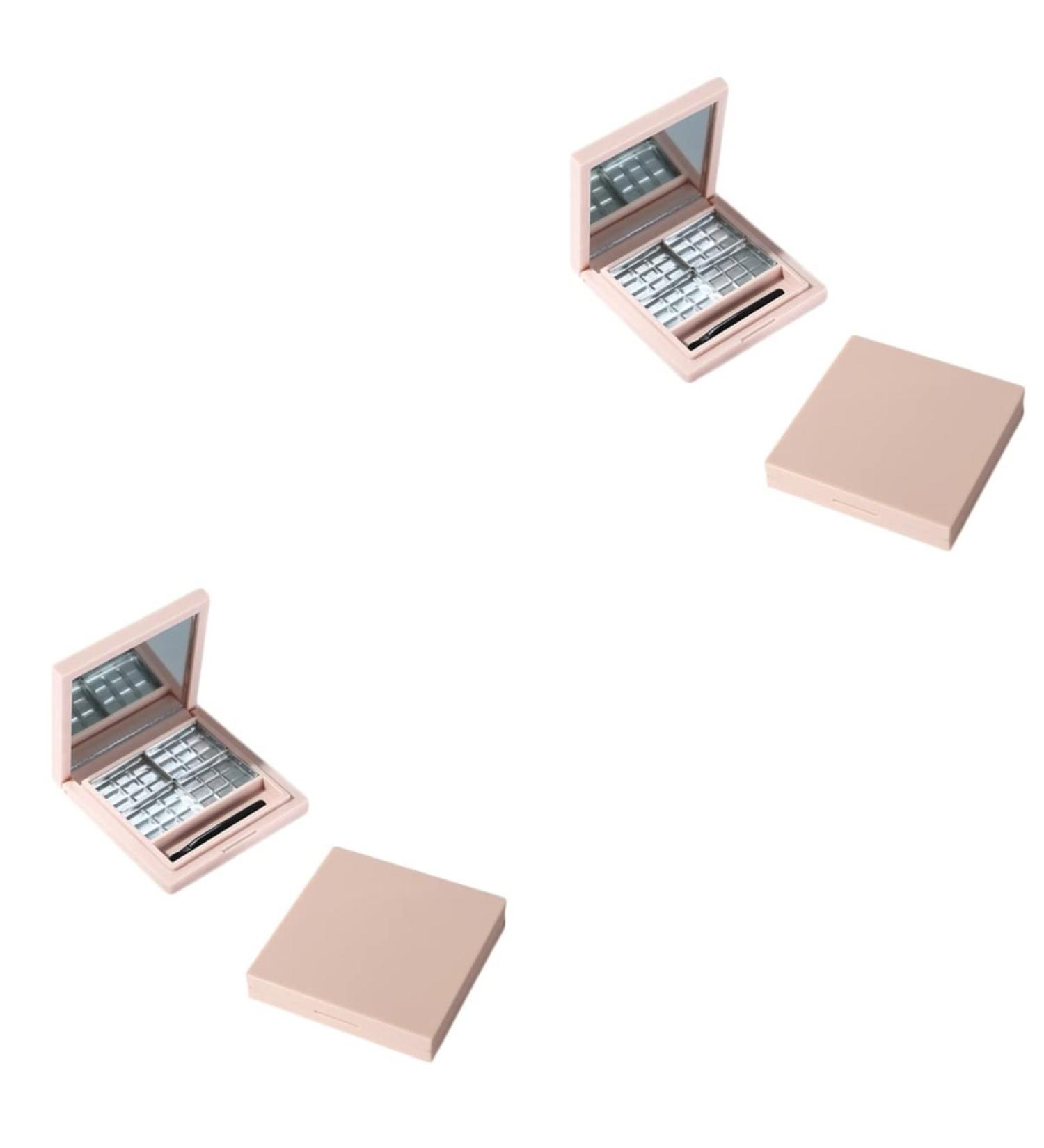 FOMIYES 4 Pcs Highlighters Eyeshadow Empty Cases Pink Empty Eye Shadow Pallet Palette Air Conditioner Square 1 count (Pack of 1) Pinkx2pcs - Buy Online on GoSupps.com