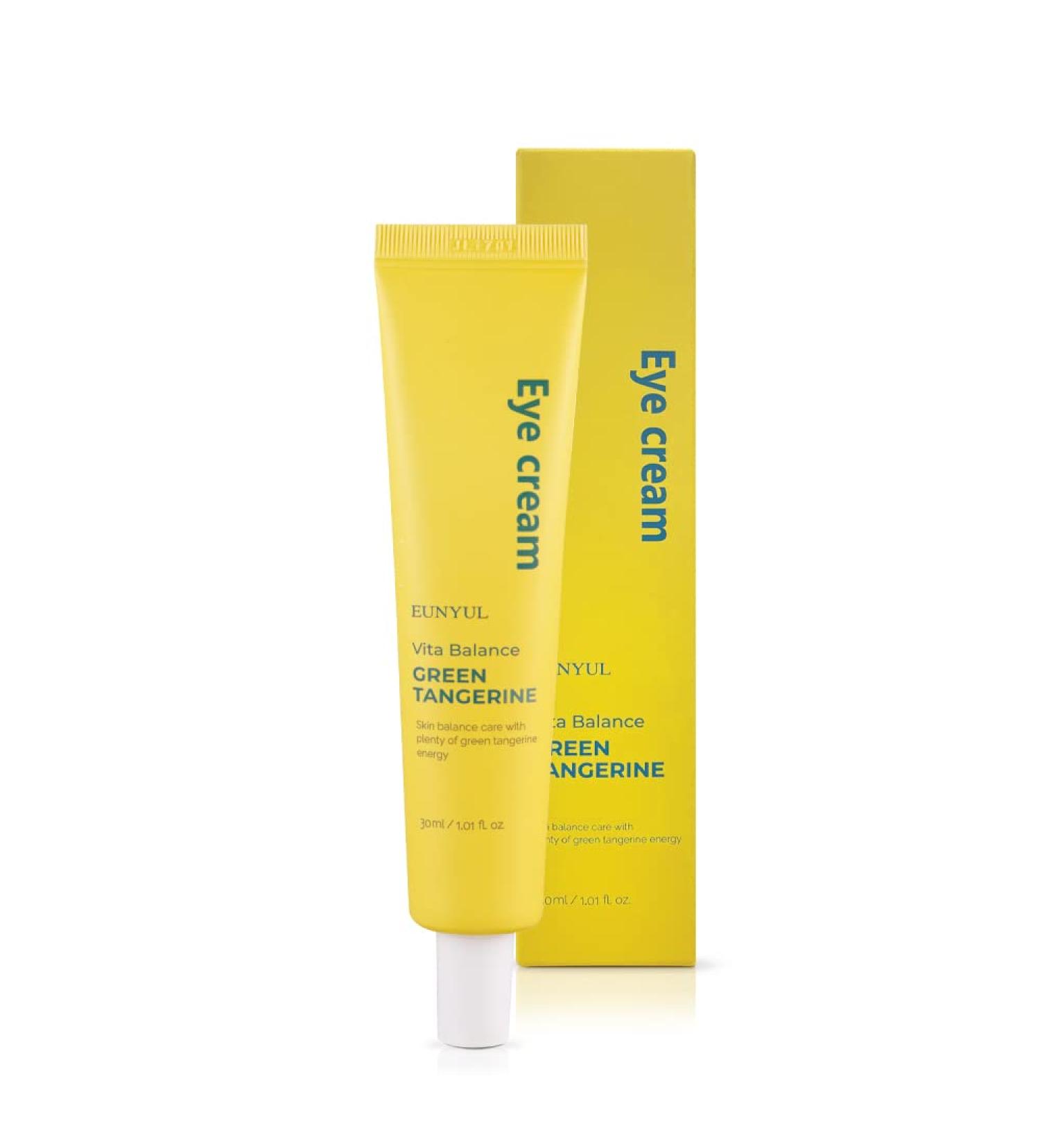 EUNYUL Vita Balance Green Tangerine Eye Cream 30ml - Vitamin C Korean Eye Cream - Buy Online on GoSupps.com