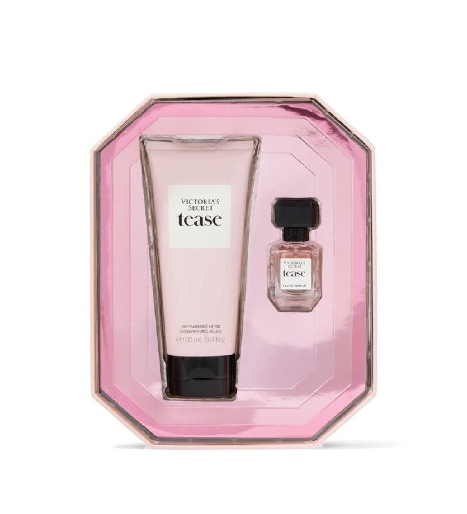 Victoria's Secret Tease Mini Fragrance Duo - Eau de Parfum & Travel Lotion Set 1.82 Fl Oz (Pack of 2) - Buy Online on GoSupps.com