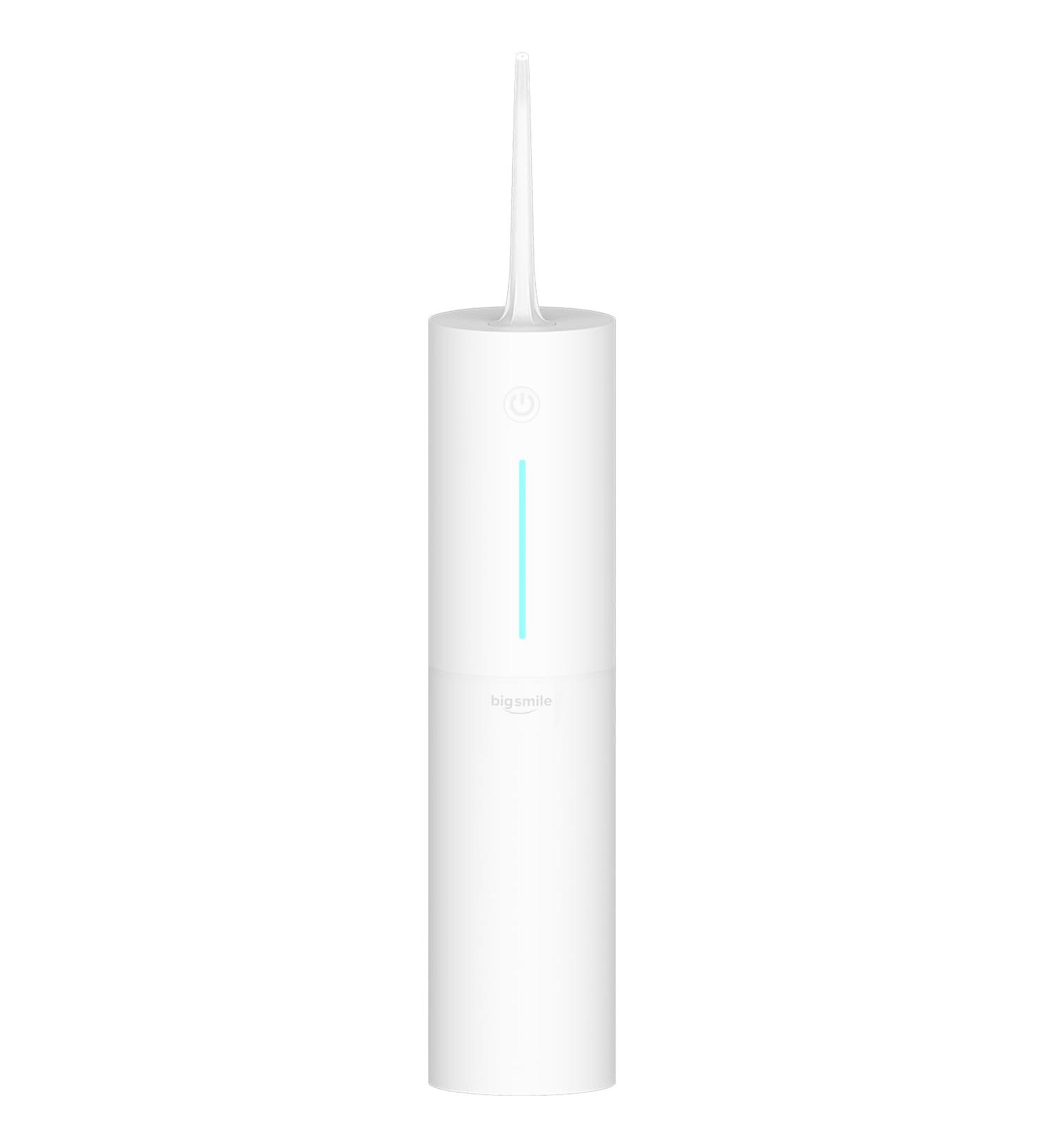 Bigsmile Cordless Water Flosser Powerful Oral Irrigator for Healthy Gums Braces and Bad Breath - Portable & White - Buy Online on GoSupps.com