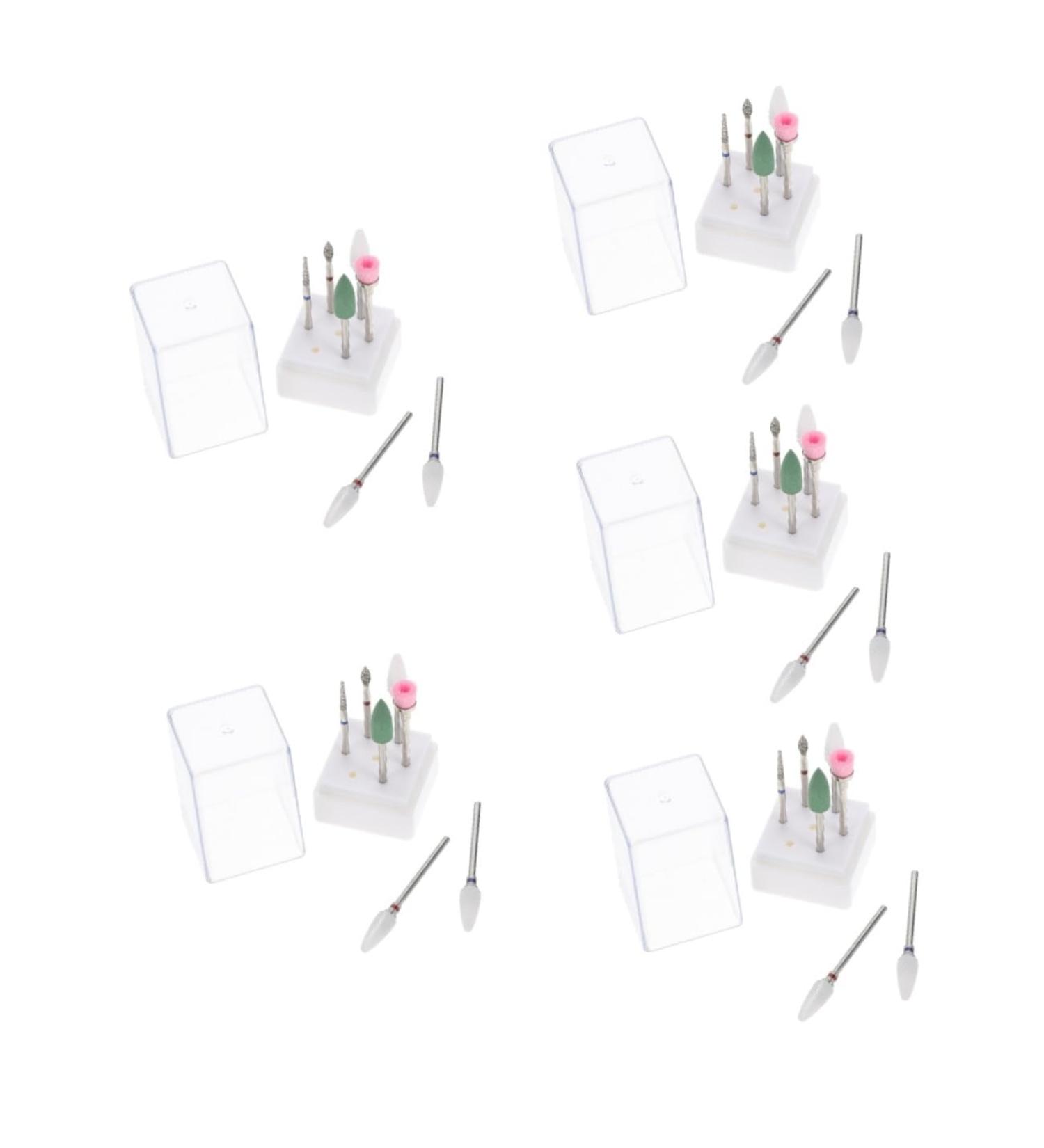 minkissy 5 Sets Nail Clipper Grinding Head Nails Drill Bits Ceramic Nail Bits Drill Bit for Nails Nail Art Drill Kit Brocas para Nail Drill Ceramic Tools Nail Kit Manicure Supplies Diamond - Buy Online on GoSupps.com