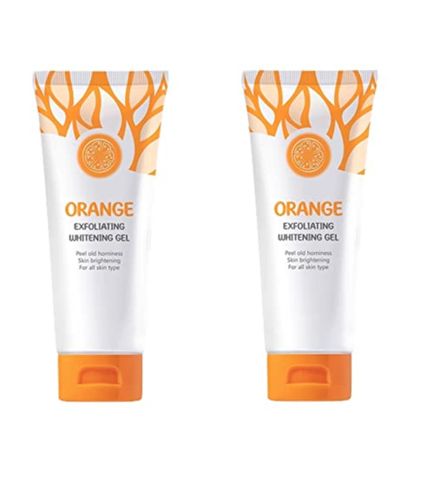 Korean Gluta Whitening Exfoliating Gel & Cream Set - Face & Body Brightening Skin Care (2pcs) - Buy Online on GoSupps.com