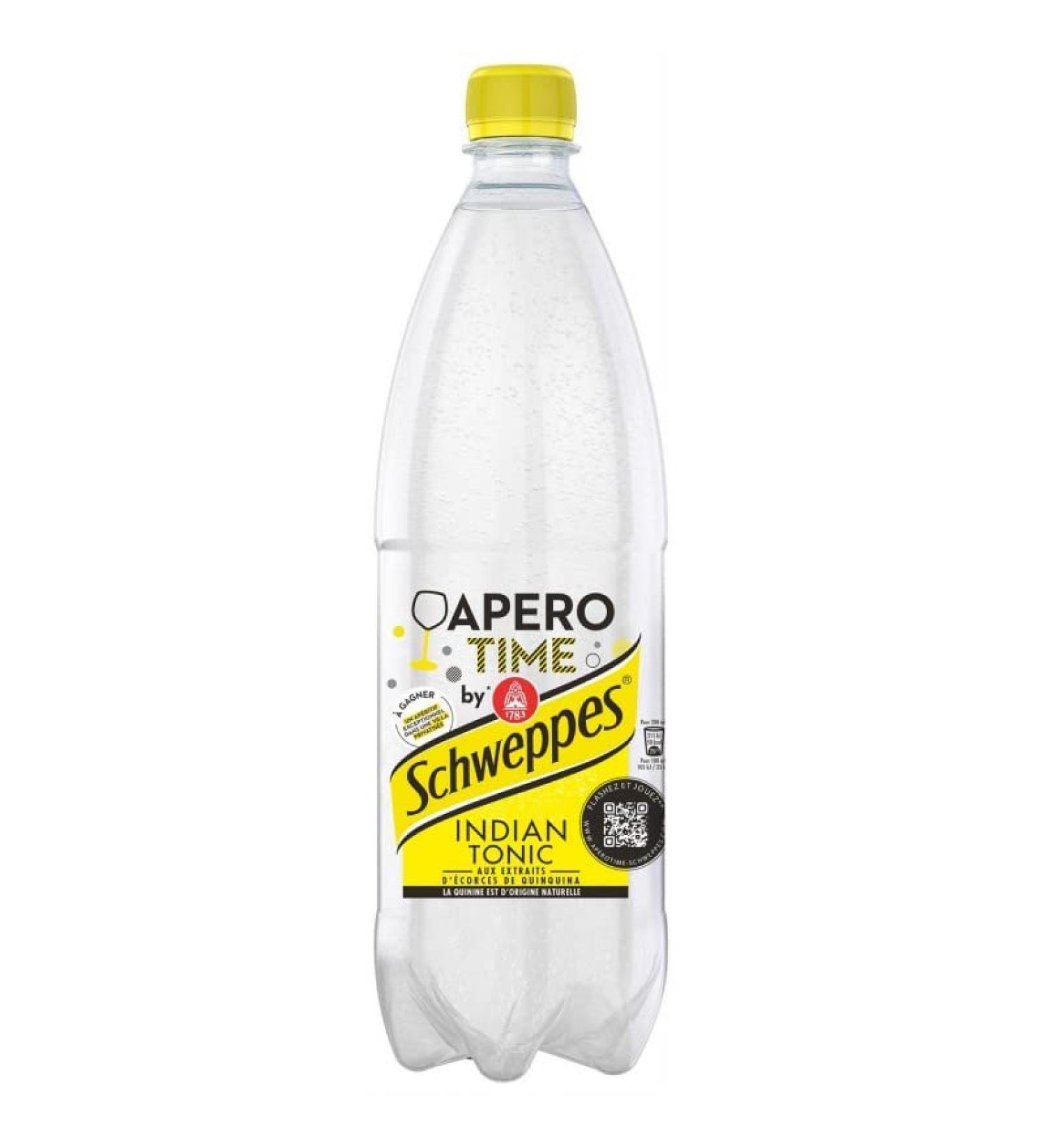 SCHWEPPES - Indian Tonic 1L - Pack of 4 - Sold by the pack - Buy Online on GoSupps.com