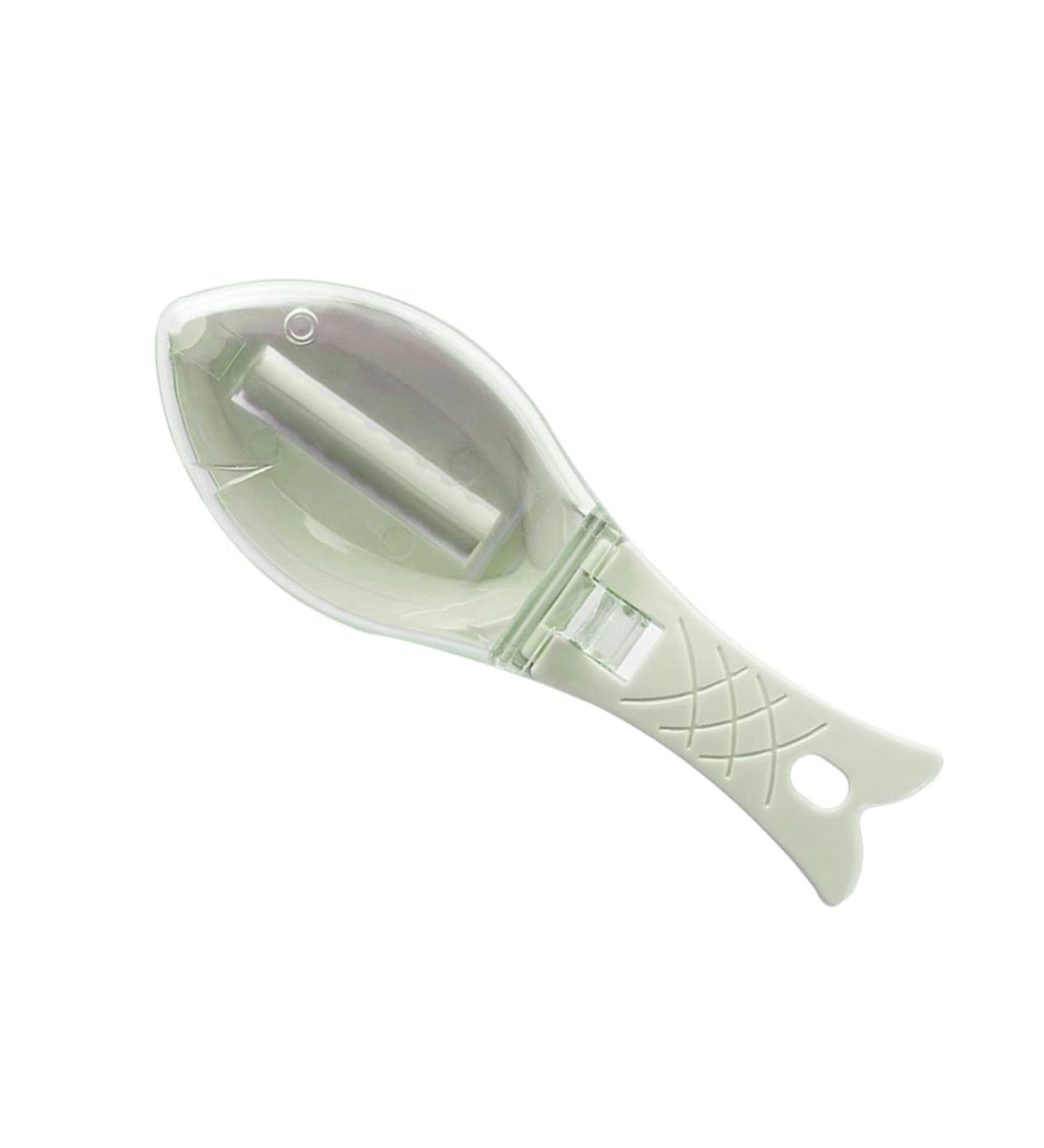 Yardwe 2-Pack Fish Scale Remover - Ergonomic Stainless Steel Scraper with Saw Tooth Design for Easy Fish Cleaning - 16cm x 5.5cm - Buy Online on GoSupps.com