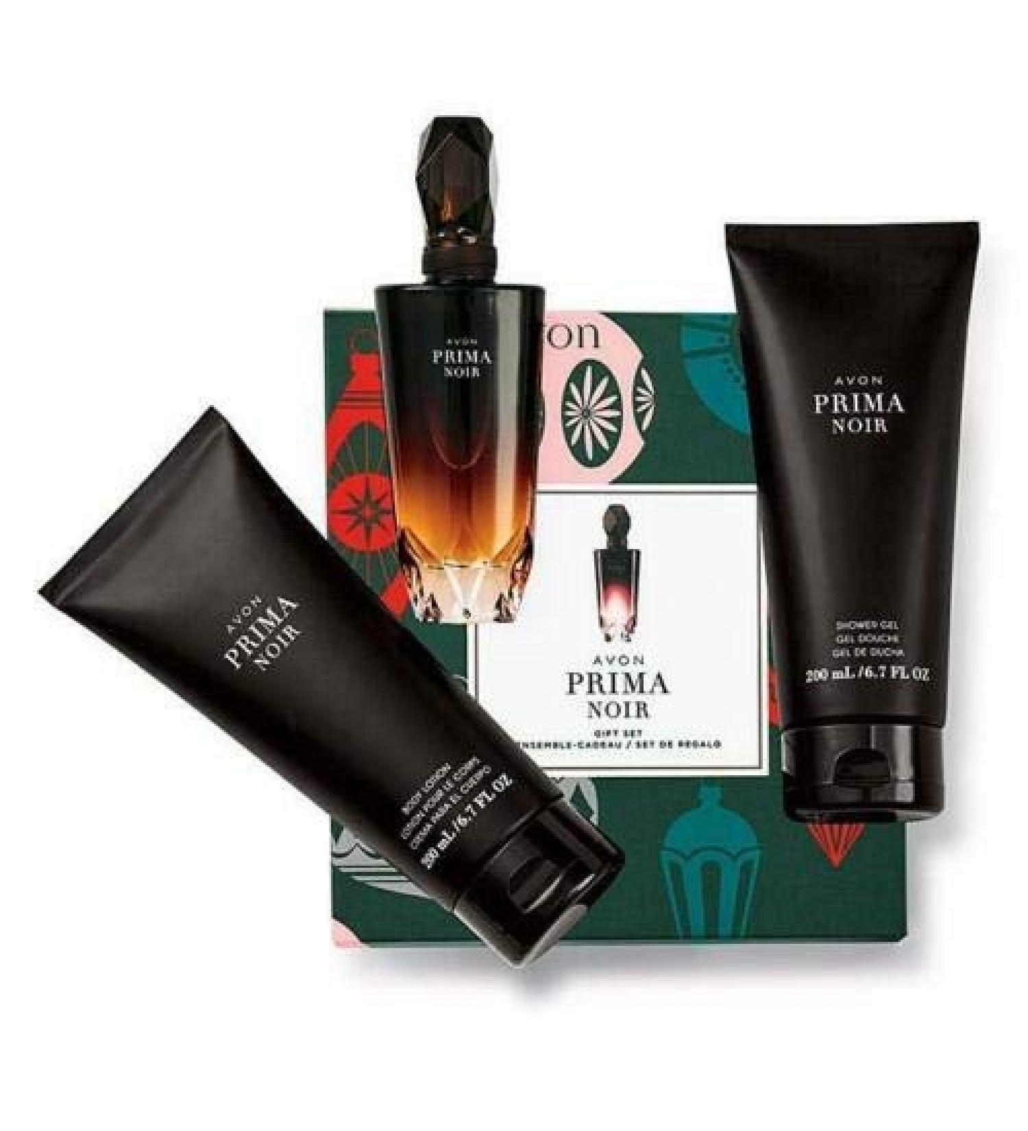 Avon Prima Noir Boxed 3 Piece Gift Set