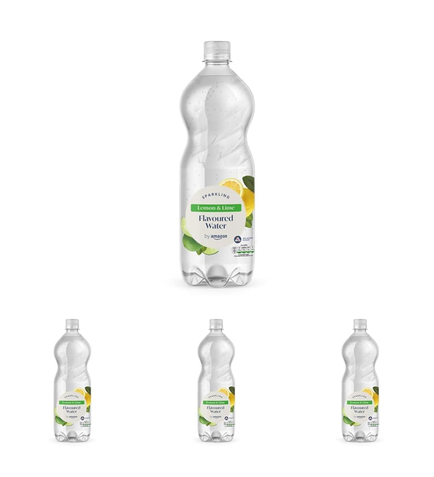 by Amazon Lemon & Lime Flavoured Sparkling Water 1L (Pack of 4) 1 L (Pack of 4) - Buy Online on GoSupps.com