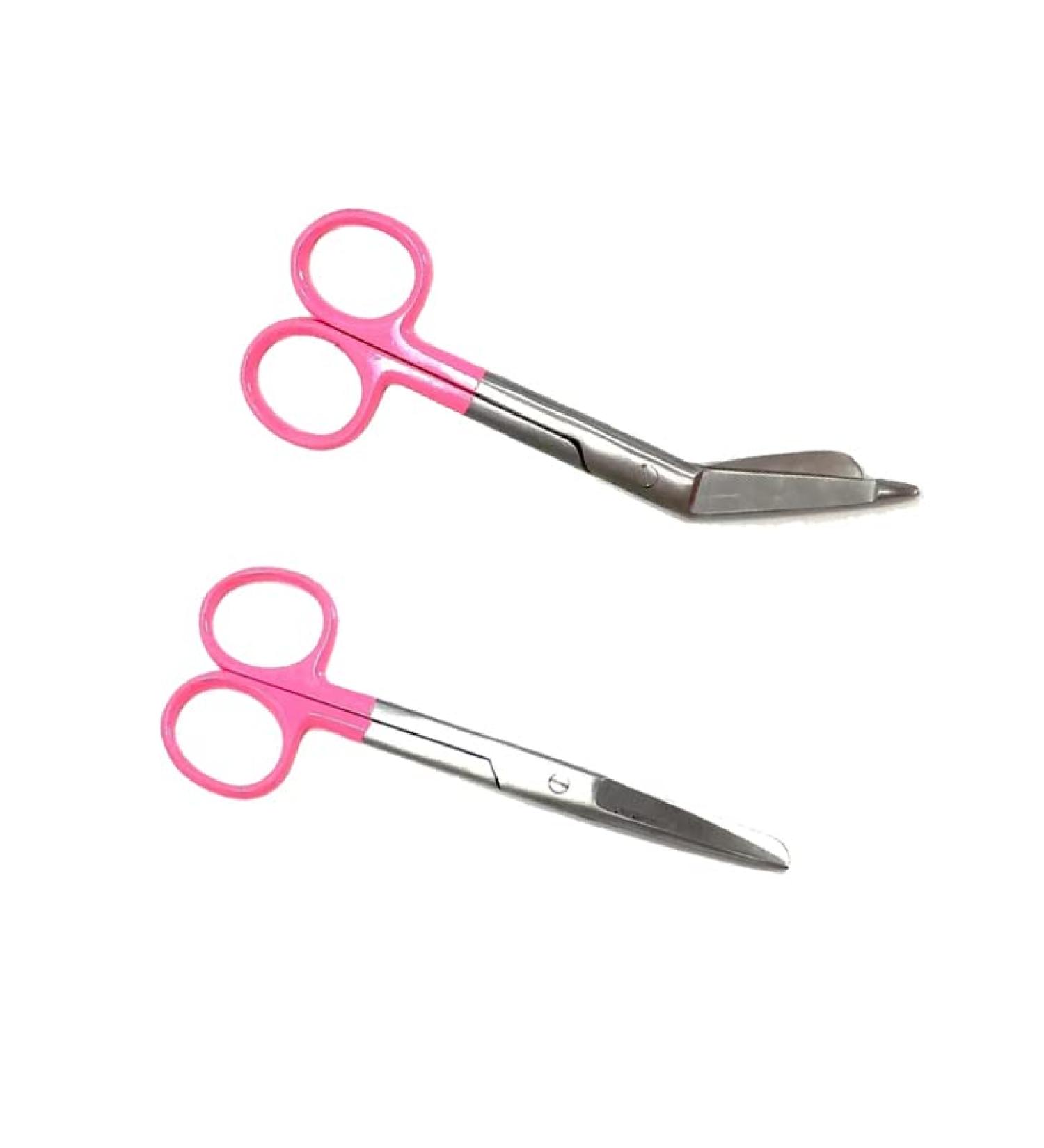 Nursing Scissors Set WITH ENGRAVING - Nurse Accessories - Gift (Pink)