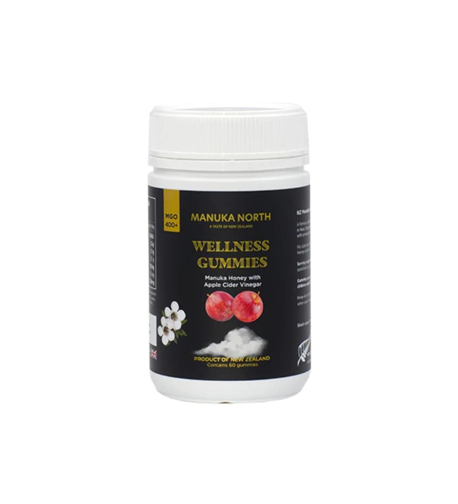 Manuka North Manuka Honey Wellness Gummies - Apple Cider Vinegar - 60 Gummies