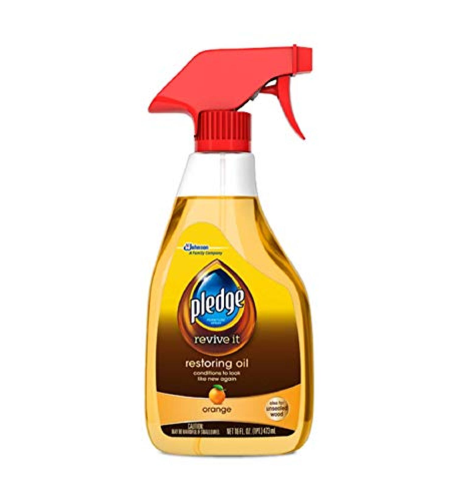 SC Johnson, 26363 16 Oz Pledge Revitalizing Oil Furniture Polish W/Orange Oil