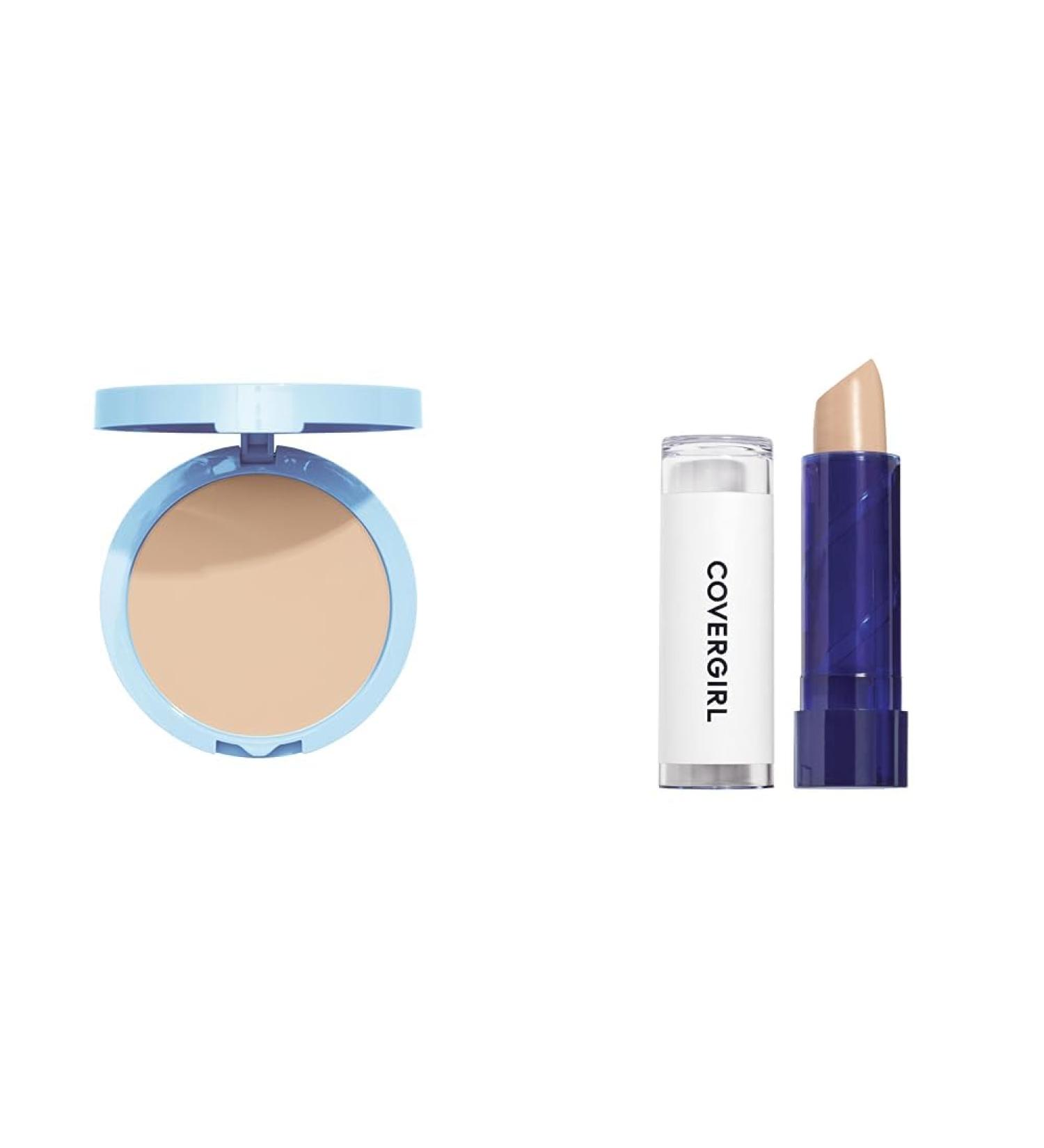 COVERGIRL Clean Matte Pressed Powder Oil Control Powder 1 container 35 Fl Oz Face Powder & Smoothers Concealer - Packaging May Vary Light - 710 4 g (Pack of 1) - Buy Online on GoSupps.com