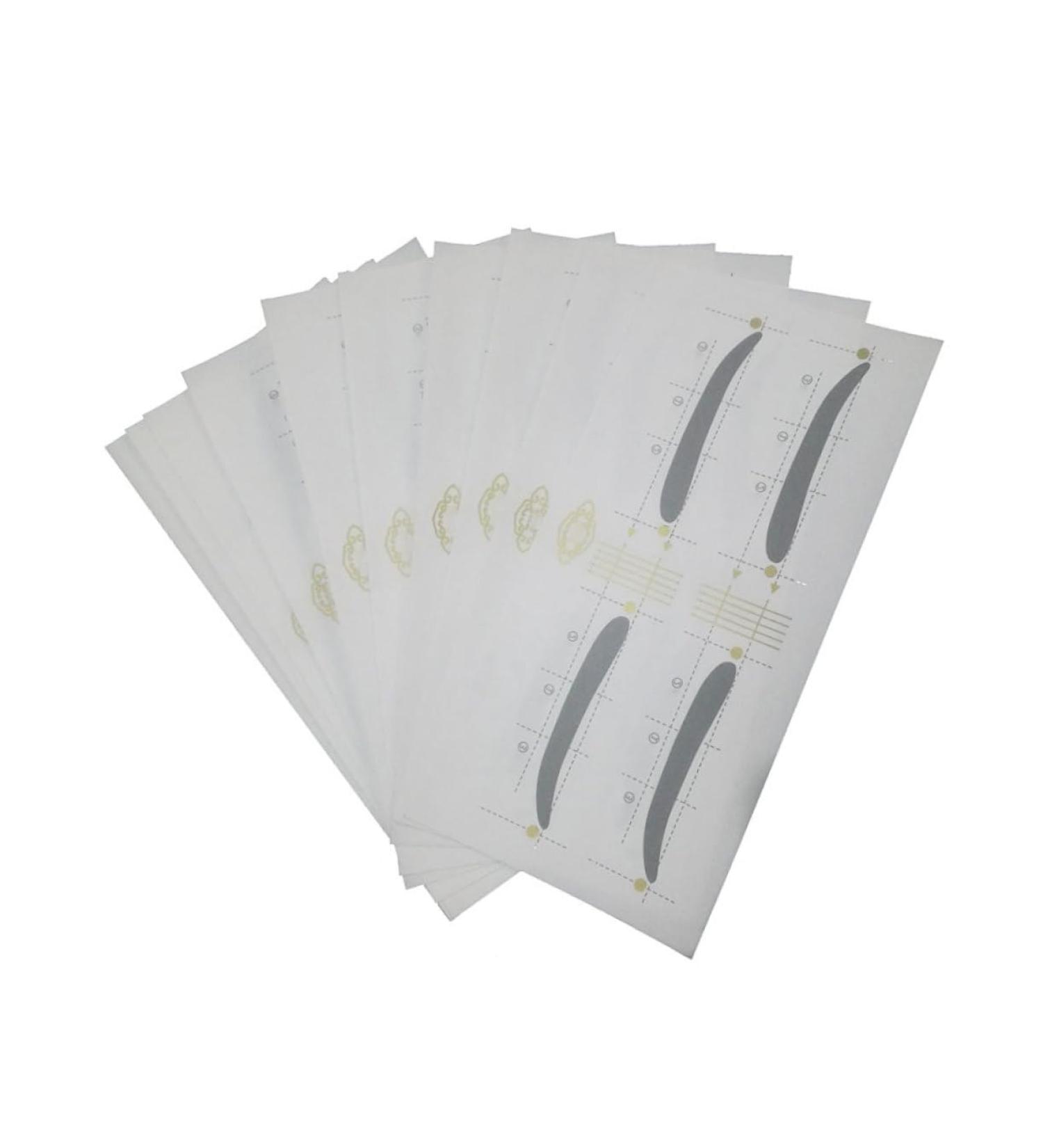 FOMIYES 12pcs 48 Eyebrow Styling Tool Eyebrow Card Eyebrow Stencils Sticker Eyebrow Trimming Eyebrow Pencil - Buy Online on GoSupps.com