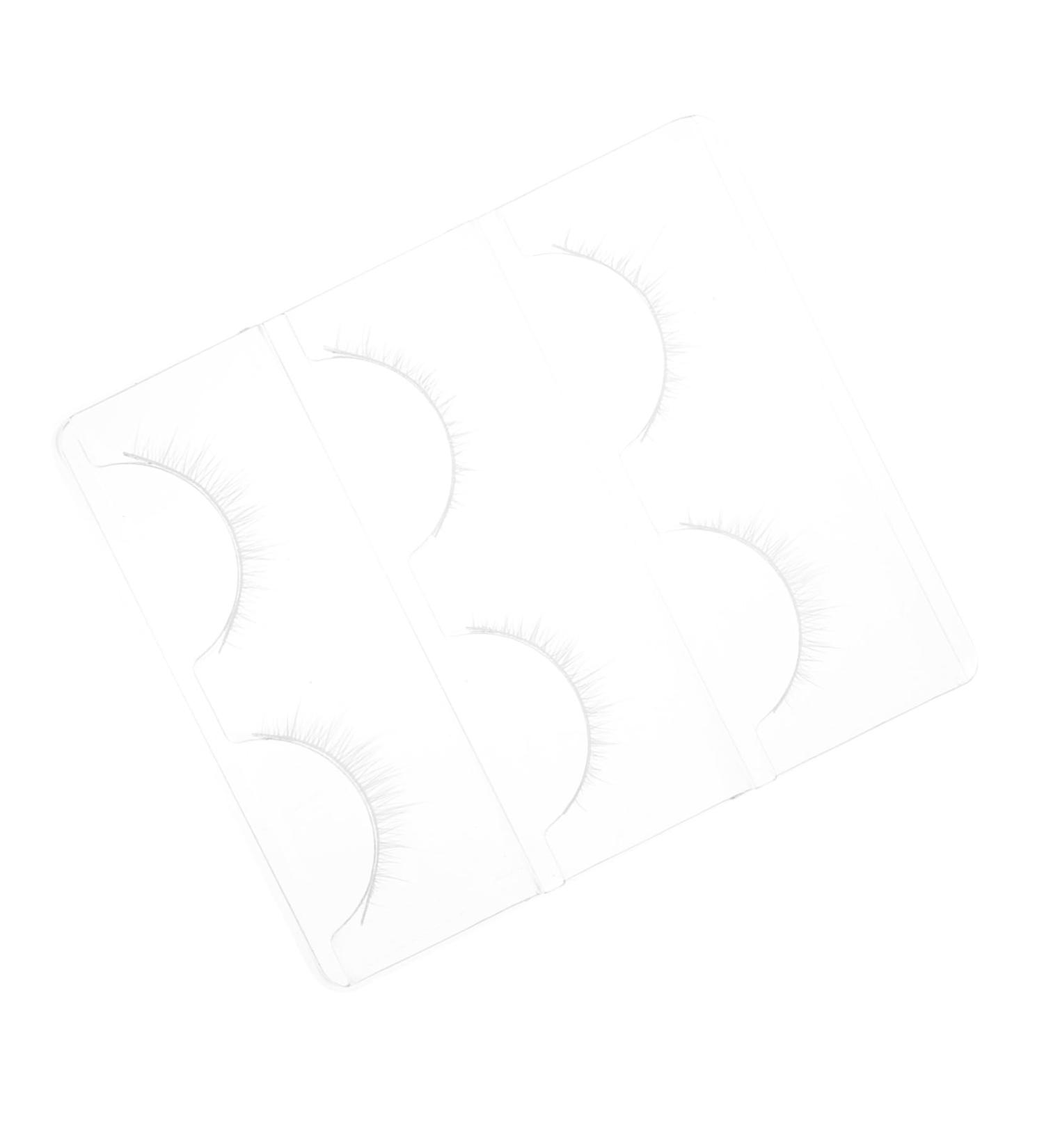 3 Pairs false lashes fake eyelashes false lash extensions cosmetic lashes cluster lashes false eyelashes fake lashes cosplay lashes lash clusters white chemical fiber curly extend - Buy Online on GoSupps.com