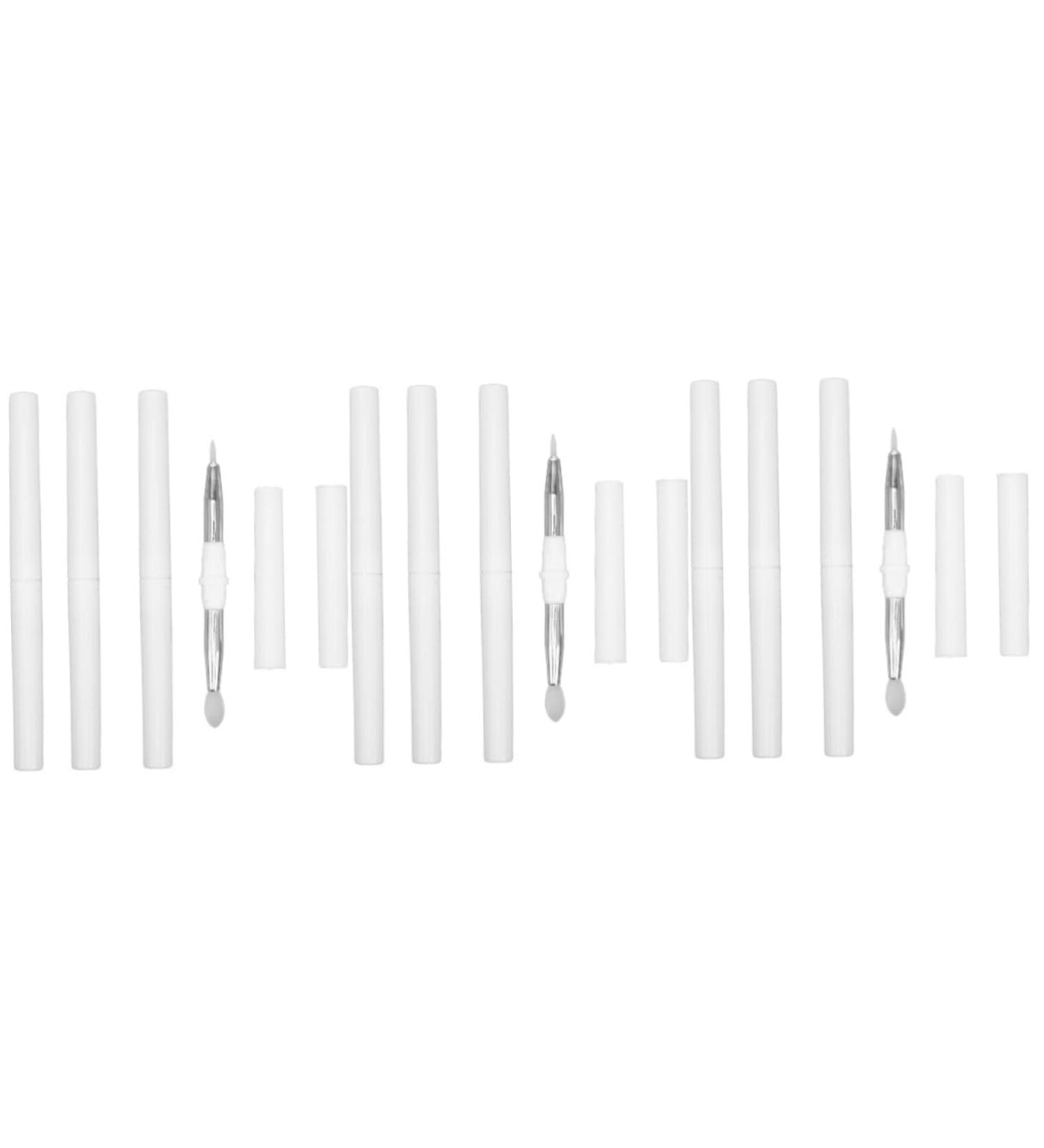 Hemoton 12 Pcs Double-ended Silicone Liner Silicone Lip Applicator Silicone Brush Lip Gloss Lipstick Brush Eyeshadow Lipstick Applicator Wands Convenient Lipstick Lip Brush 12.00X1.00X1.00CMx3pcs Whitex3pcs - Buy Online on GoSupps.com